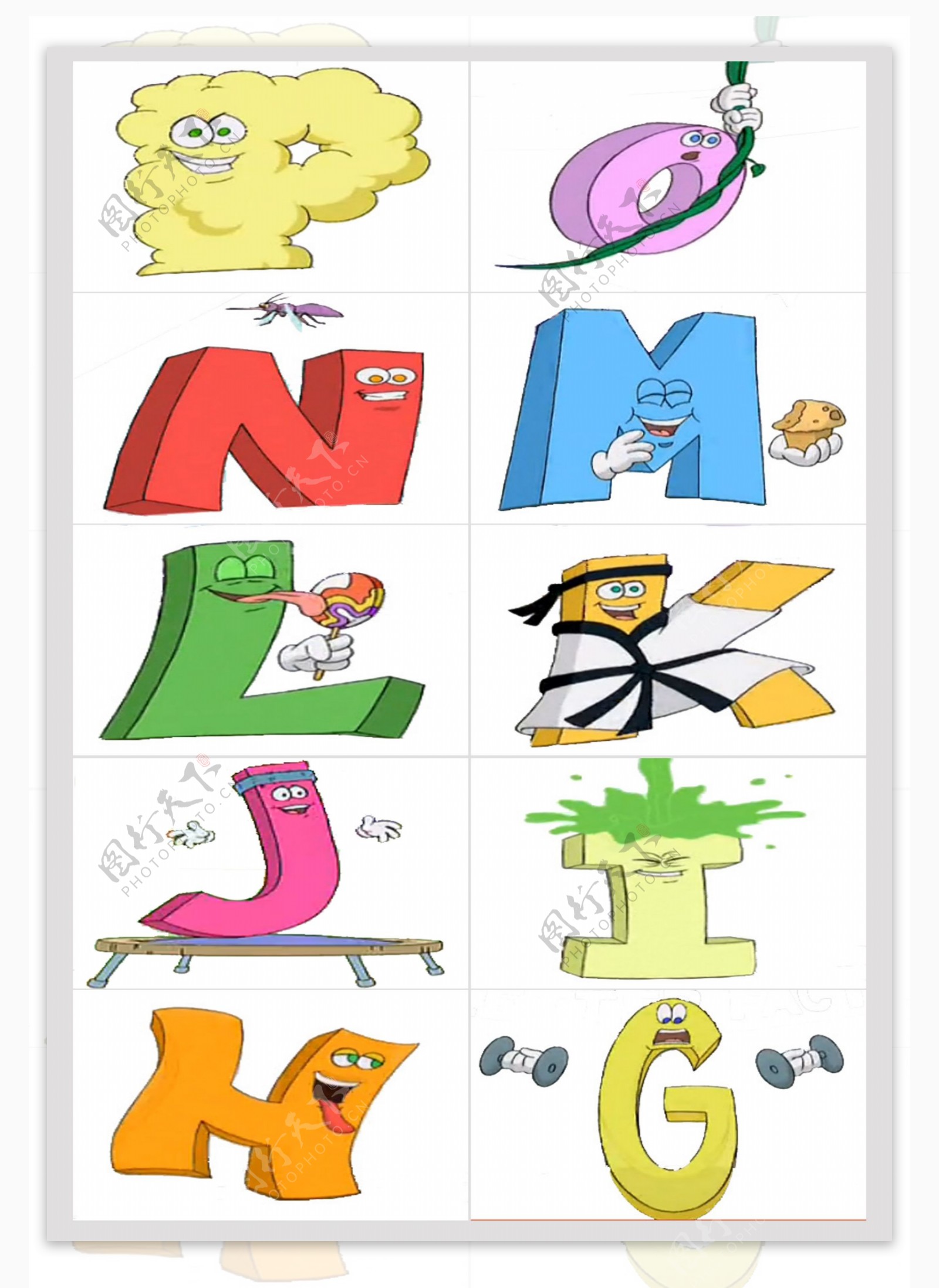 跳跳蛙字母系类