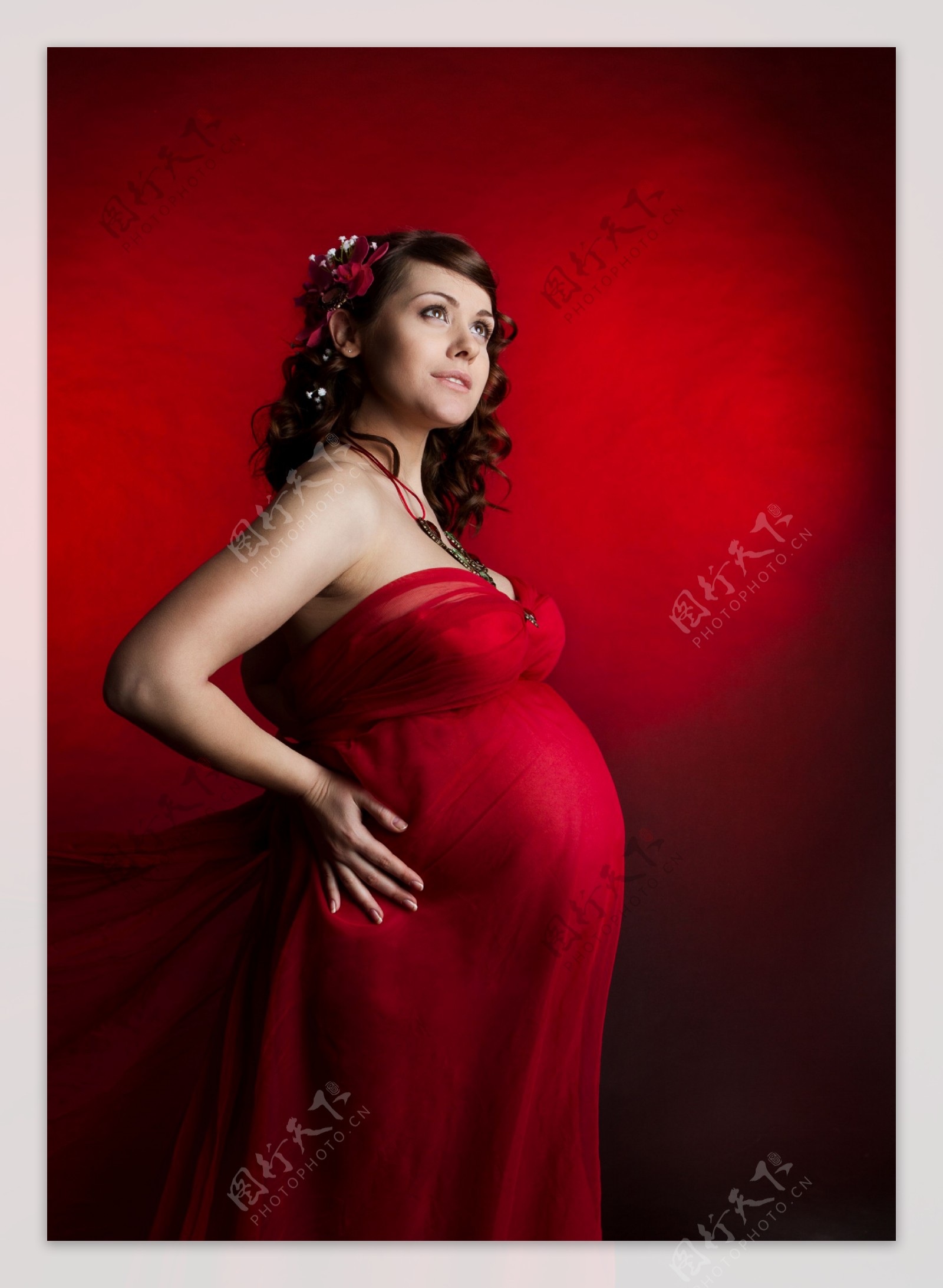 美女孕妇艺术照图片