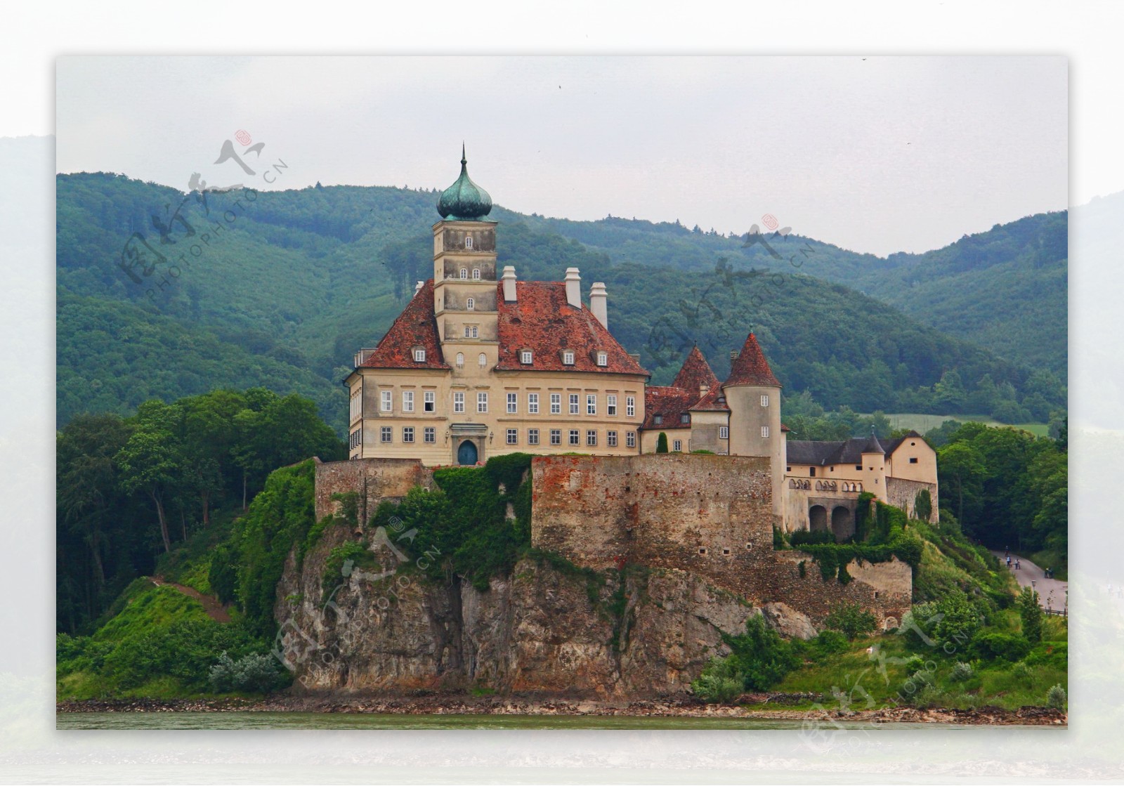 古典欧洲古堡风景图片