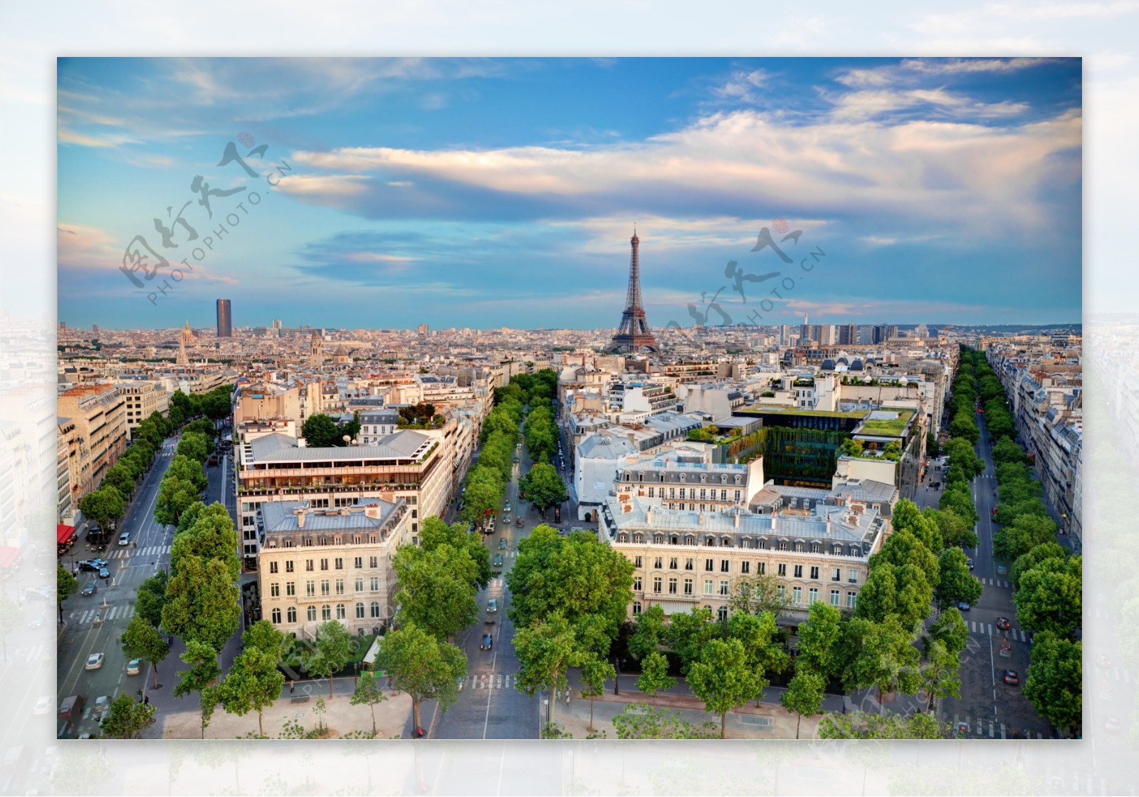 巴黎建筑风景图片
