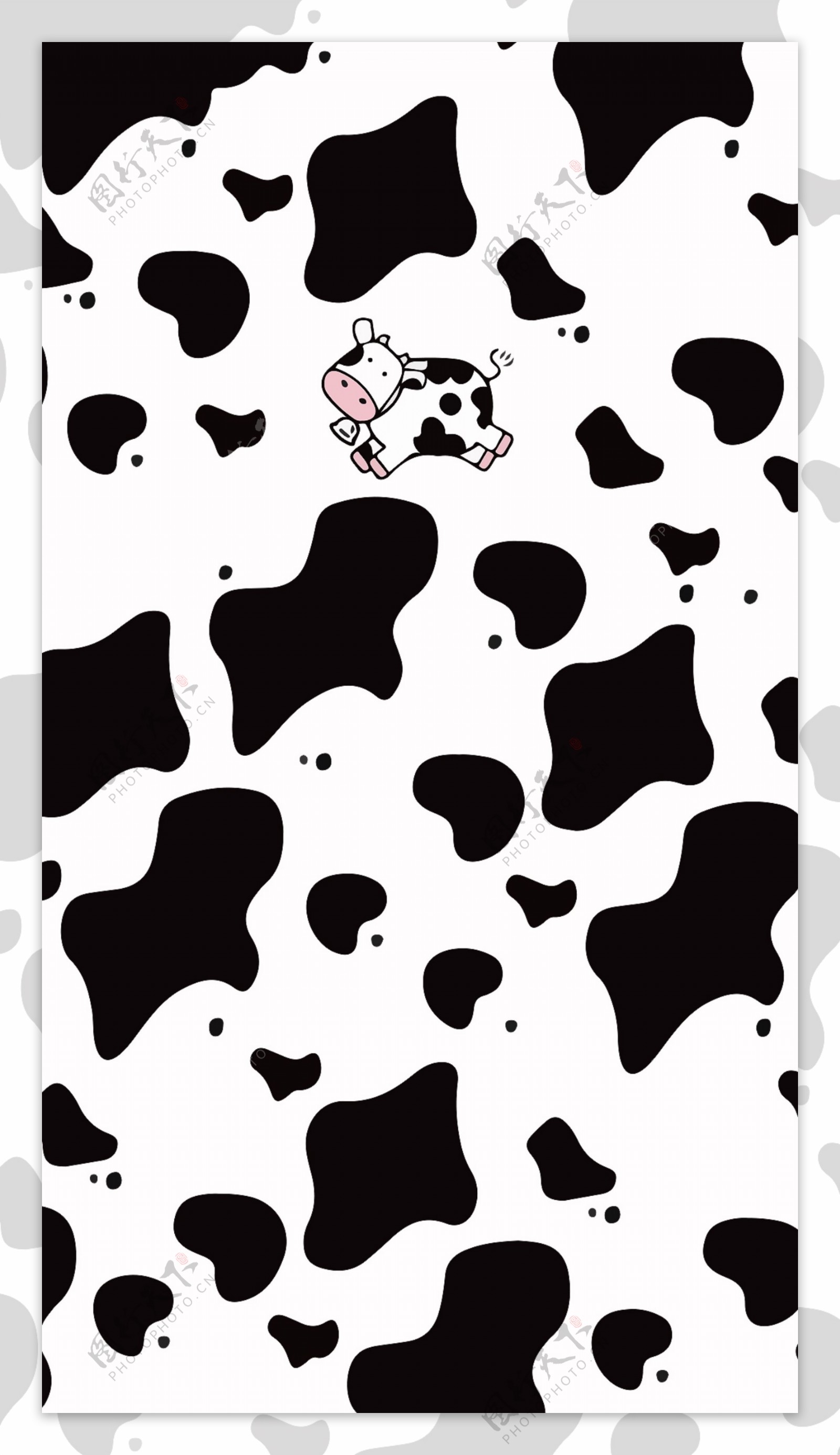 奶牛手机壳图案