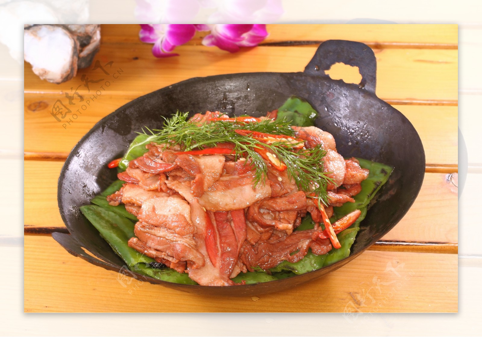 铁锅生态肉图片