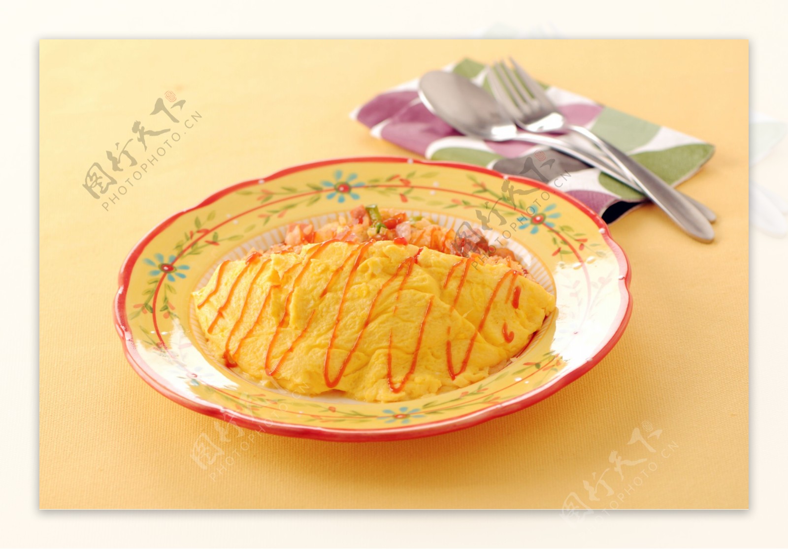 韩式蛋包饭图片