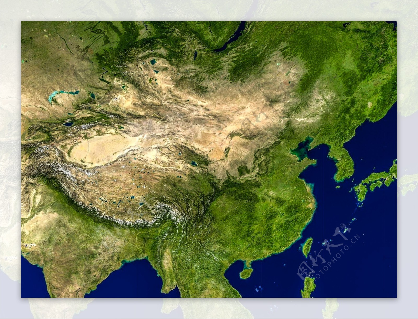 中国卫星图