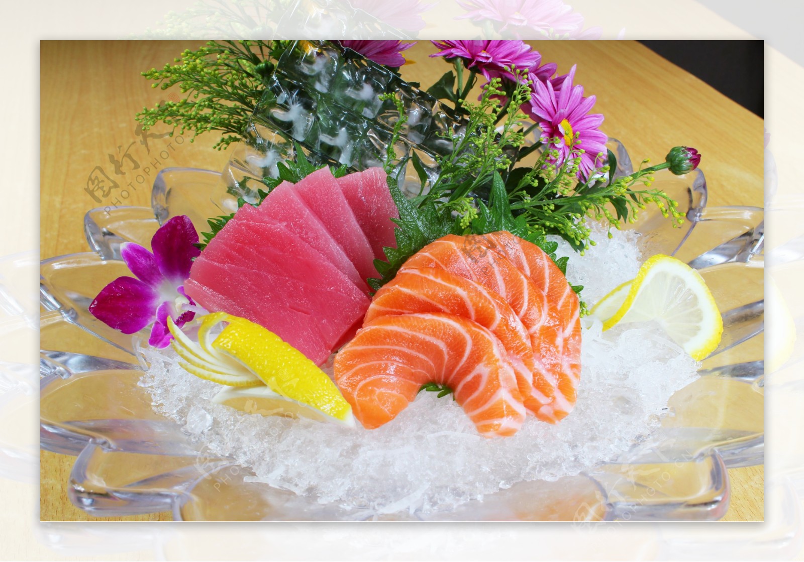 日本料理之红金枪鱼刺身高清图片下载-正版图片500665866-摄图网
