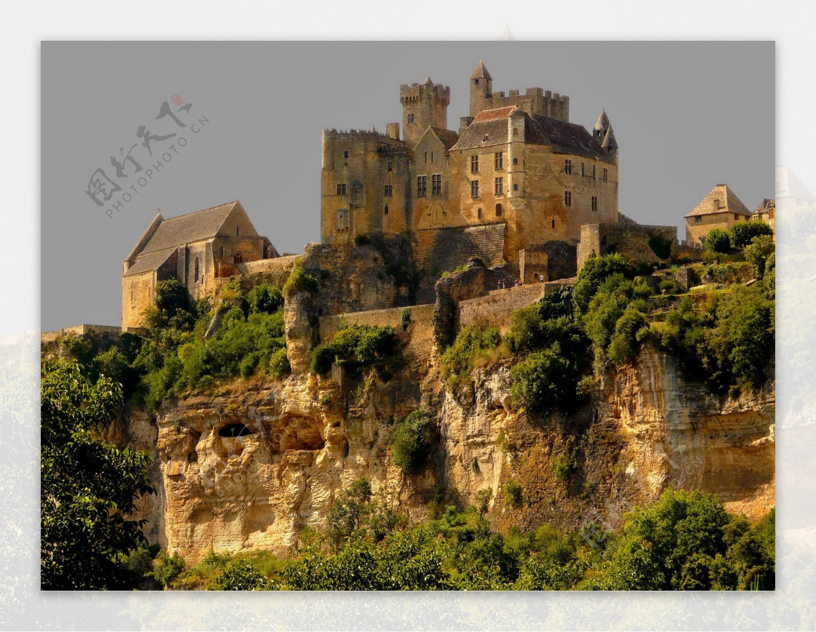 欧式古城堡建筑图片