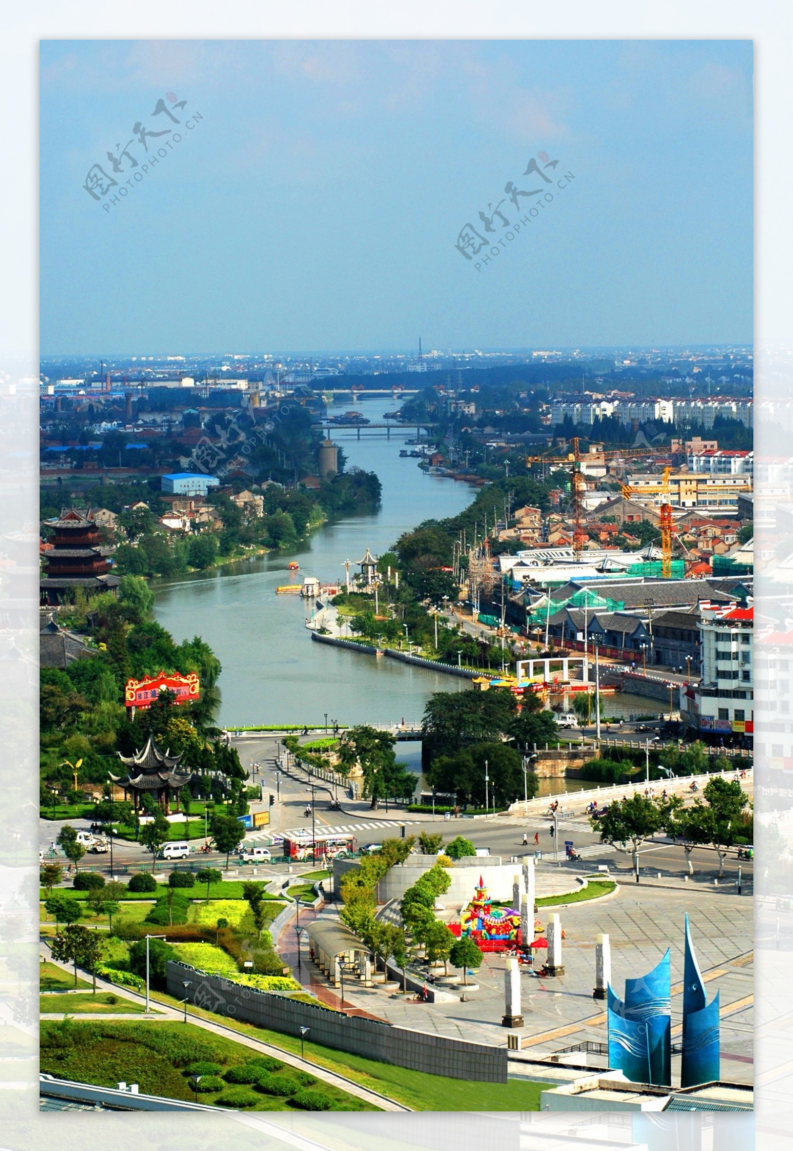 穿越淮安市区的大运河