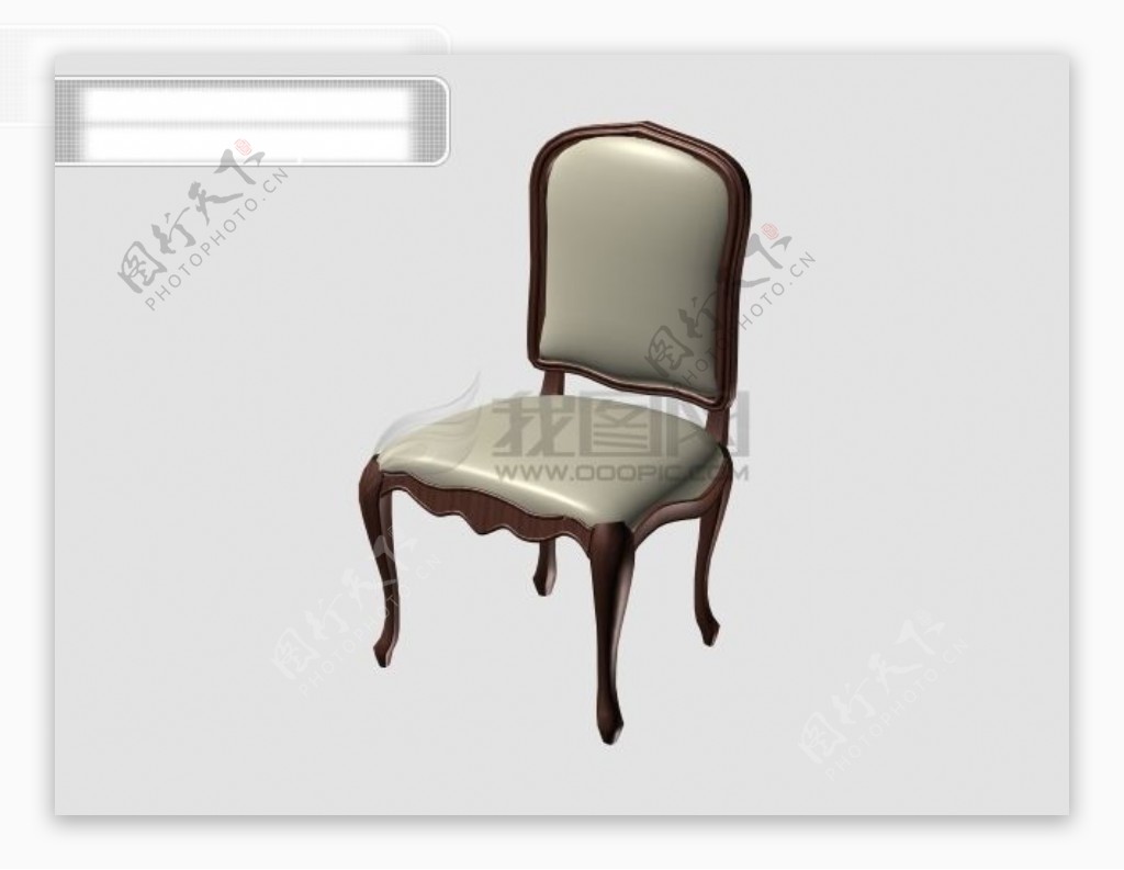 3d欧式椅子