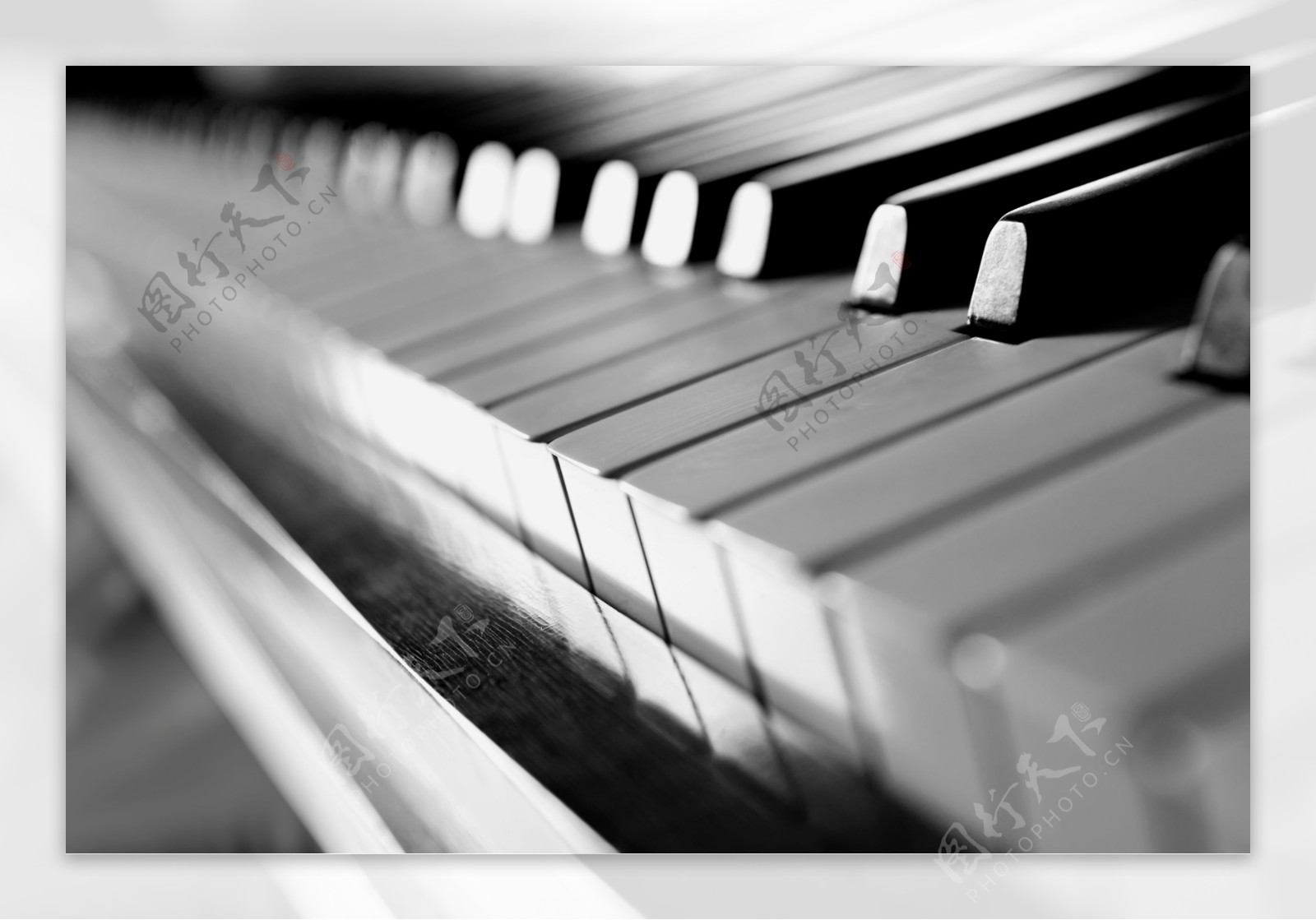 钢琴键摄影图片