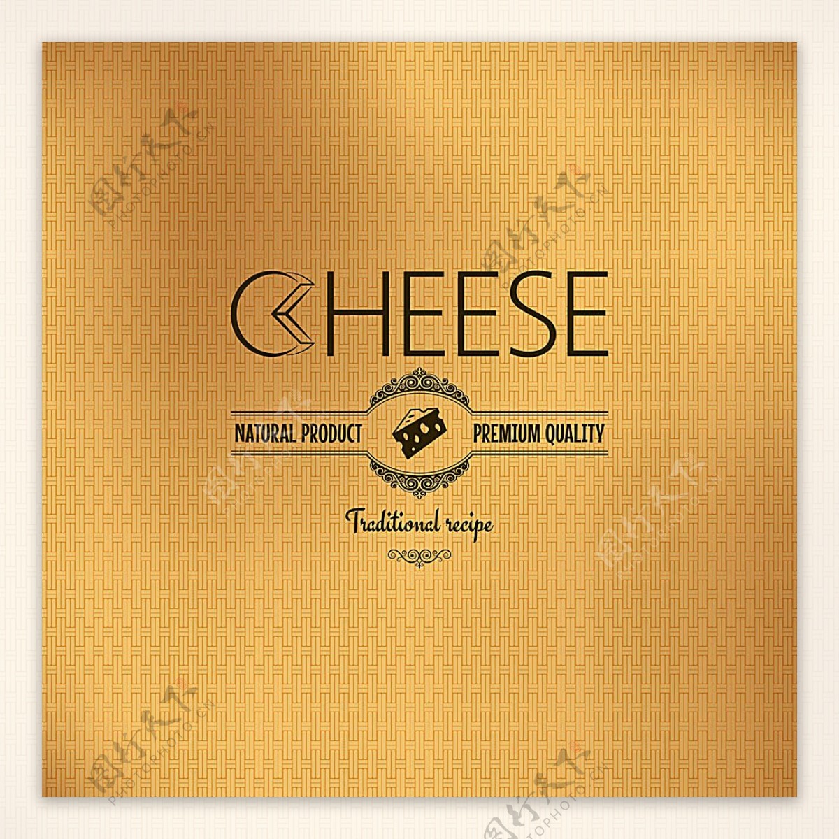 时尚奶酪图标标志