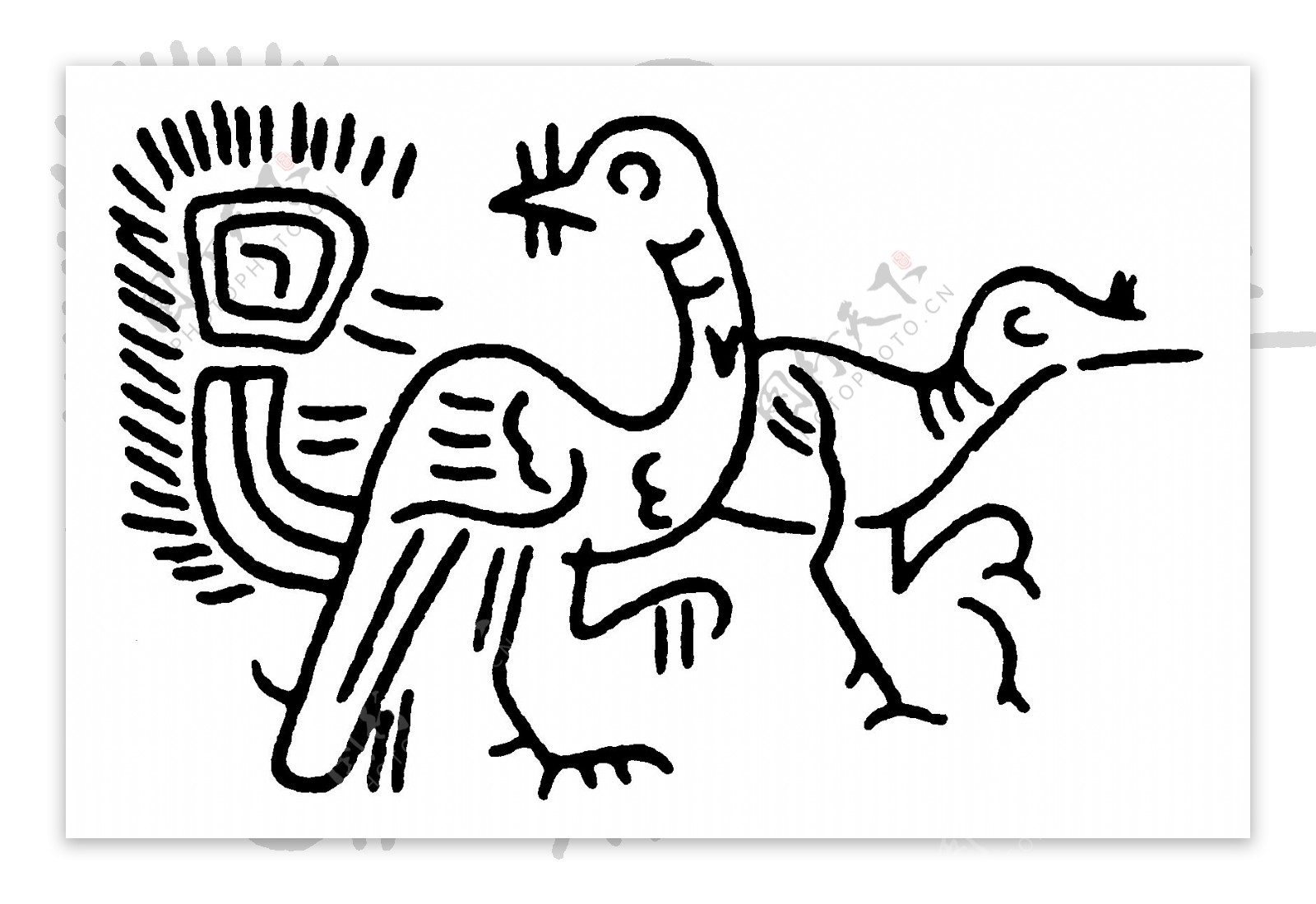 动物图案中国传统图案秦汉时期图案024