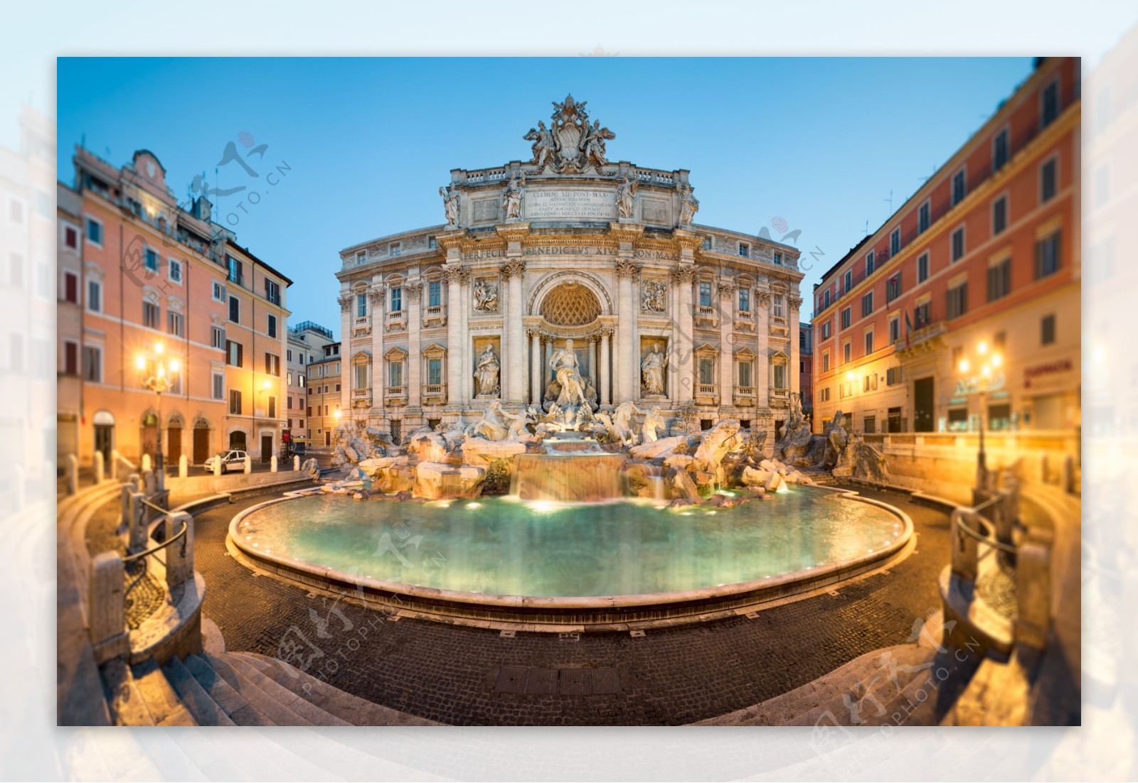 罗马少女喷泉许愿池图片