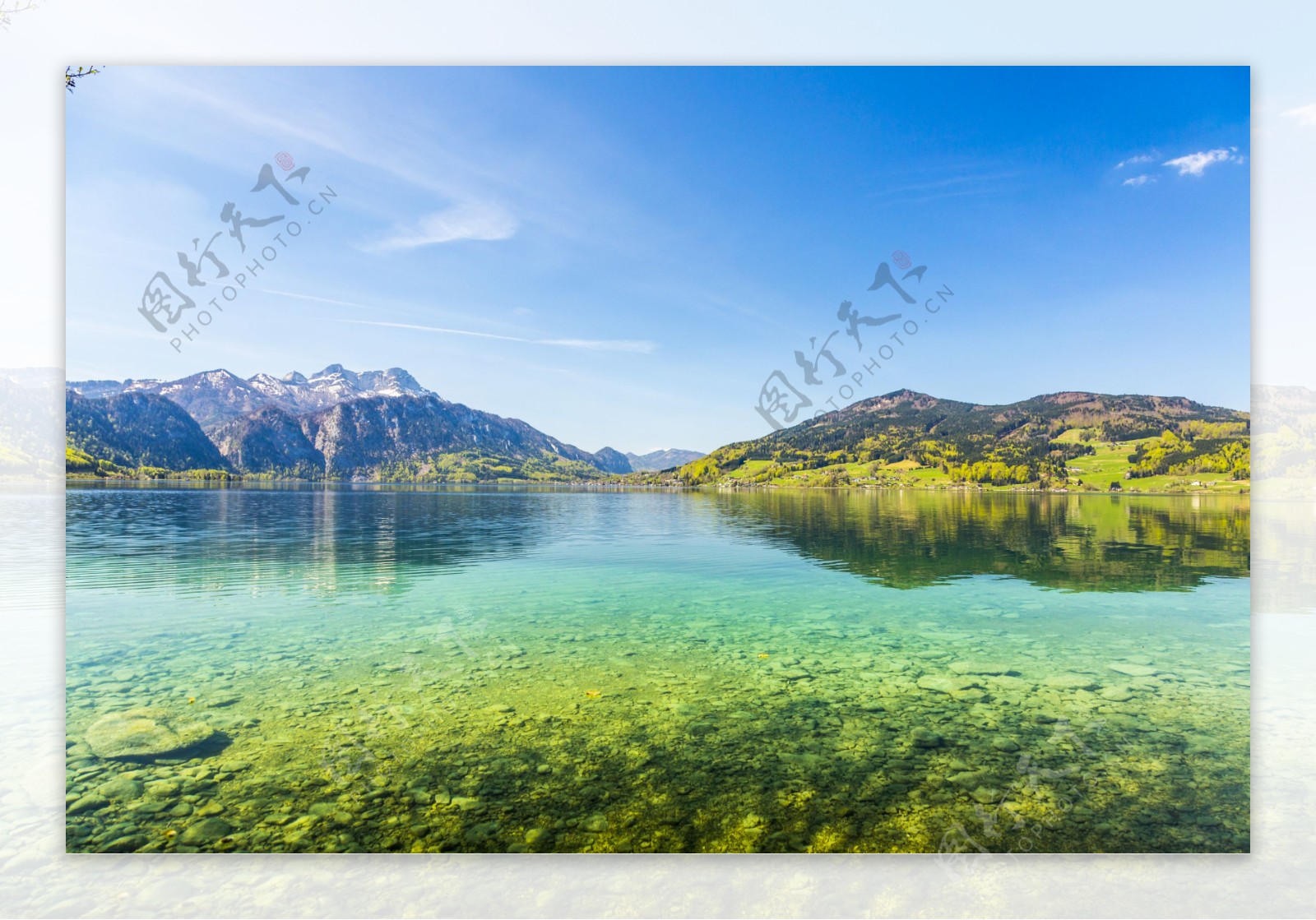 美丽的湖泊风景图片