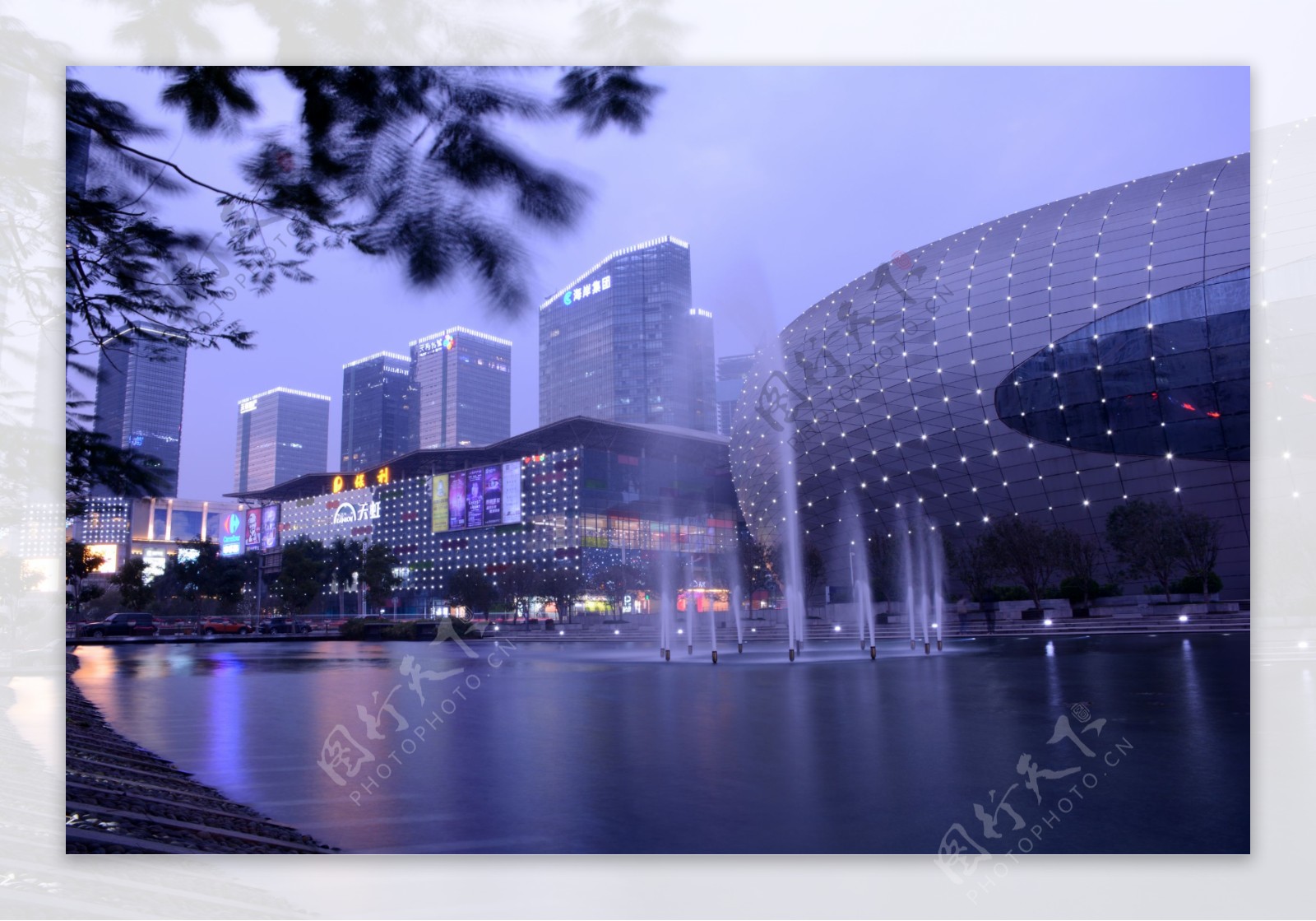 深圳海岸城夜景图片
