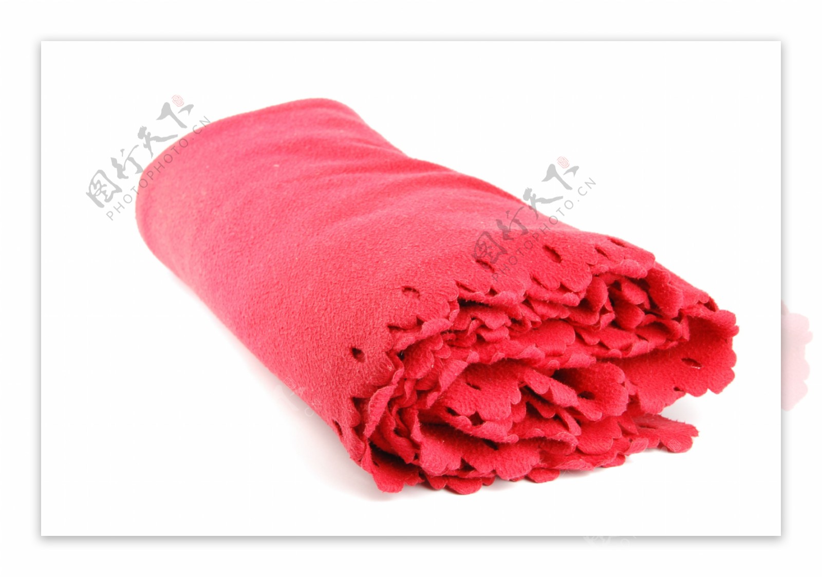 红色的毯子