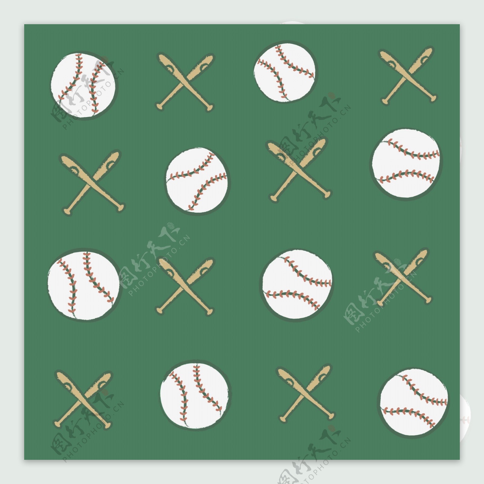 棒球图案背景素材