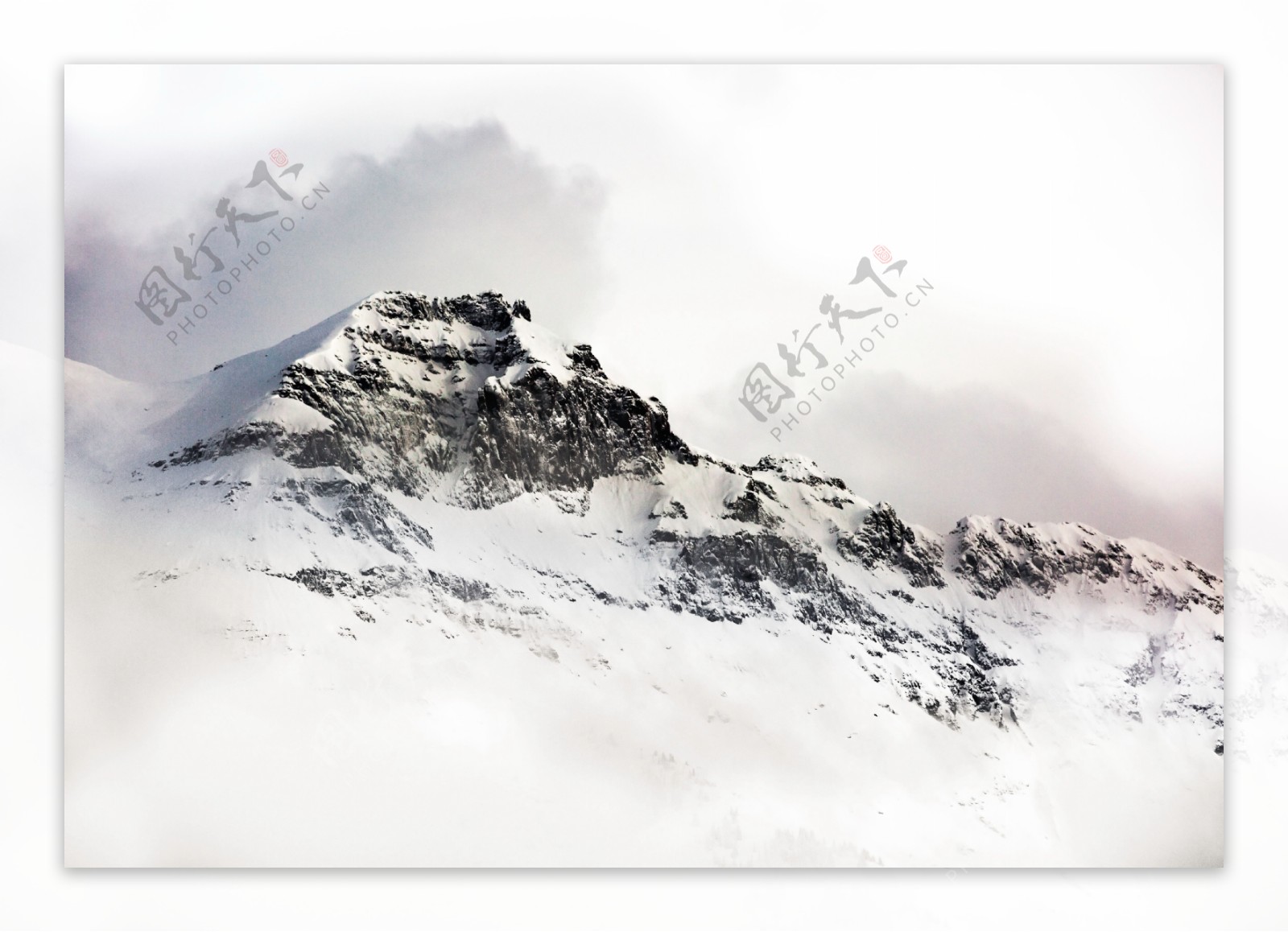唯美雪山高清图片