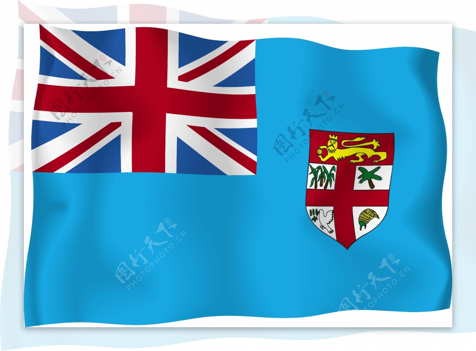 斐济国旗矢量