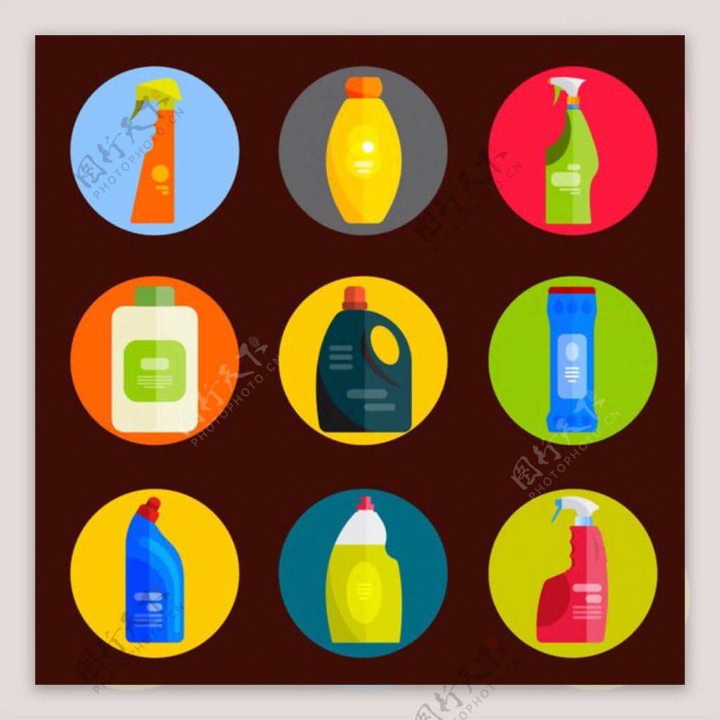 清洁剂图标图片