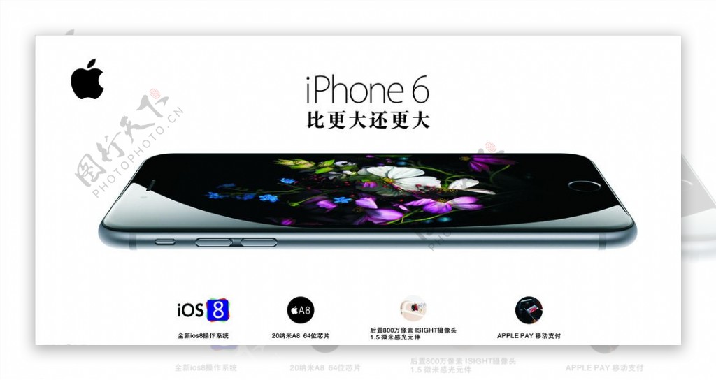 iphone6横版图片