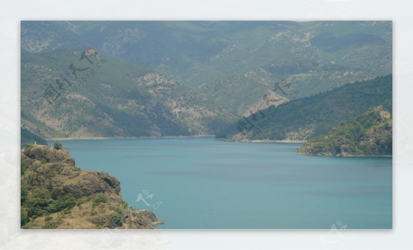 美丽湖泊风景摄影图片