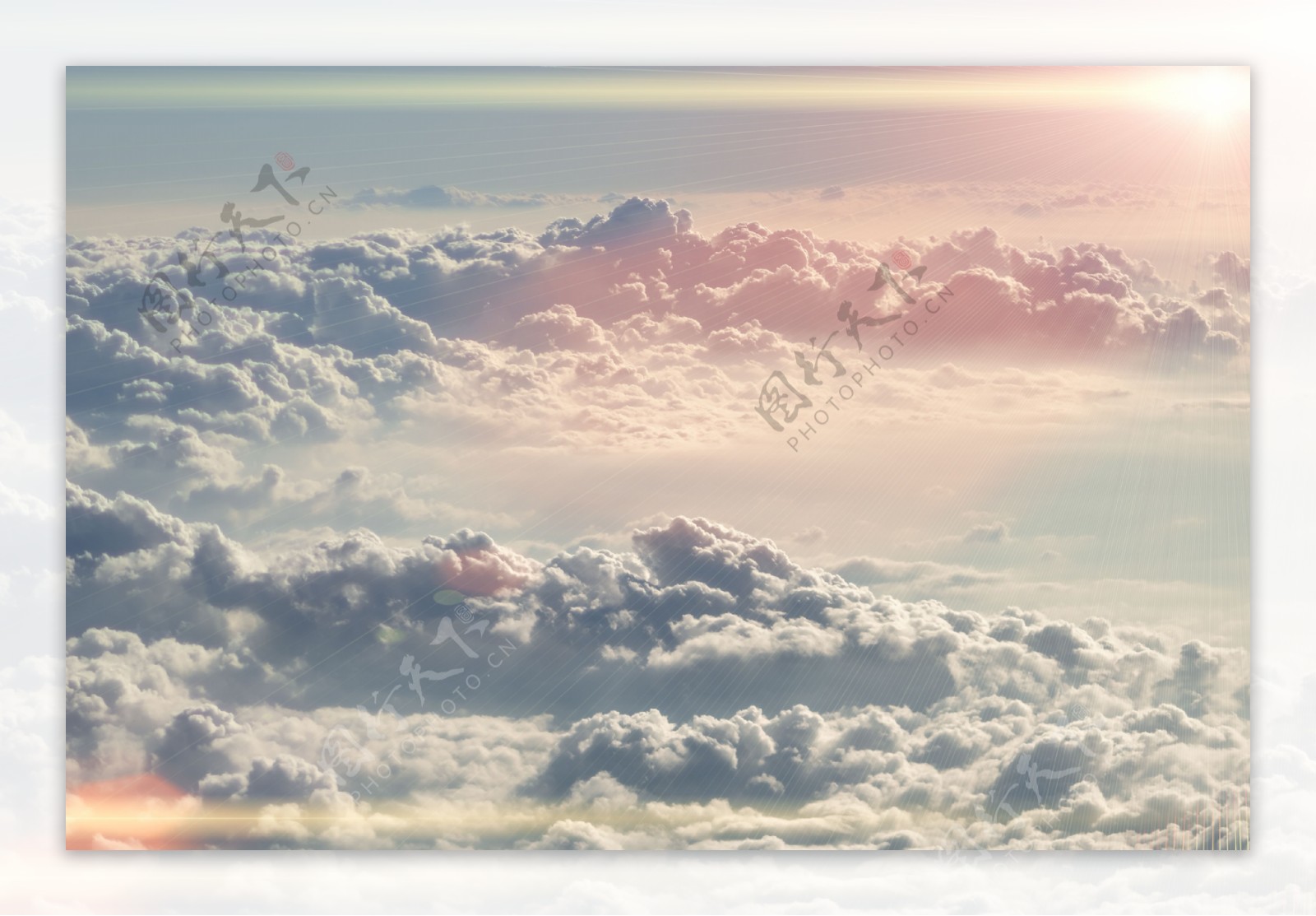 壮观的云海景色高清摄影图片