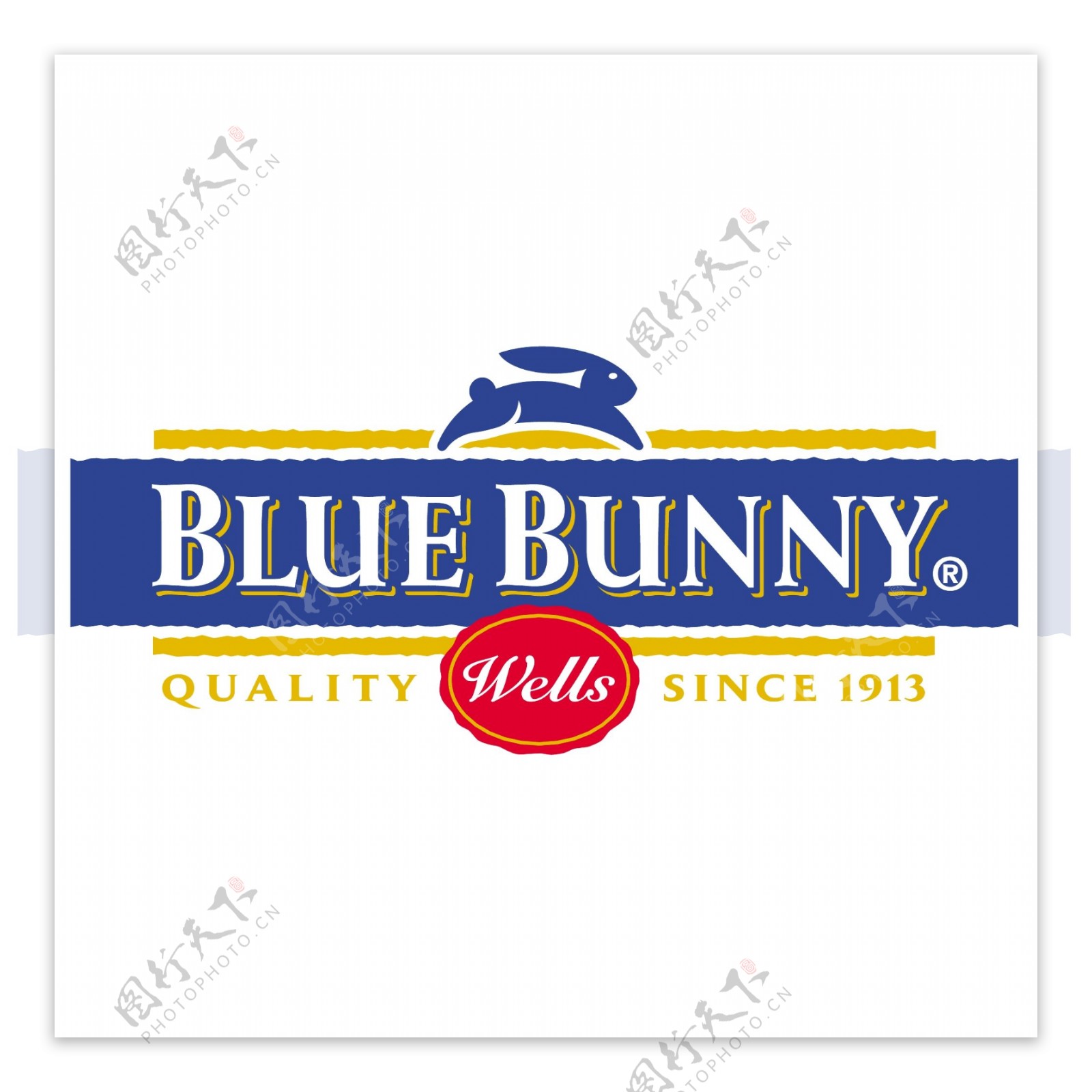 蓝色的兔子