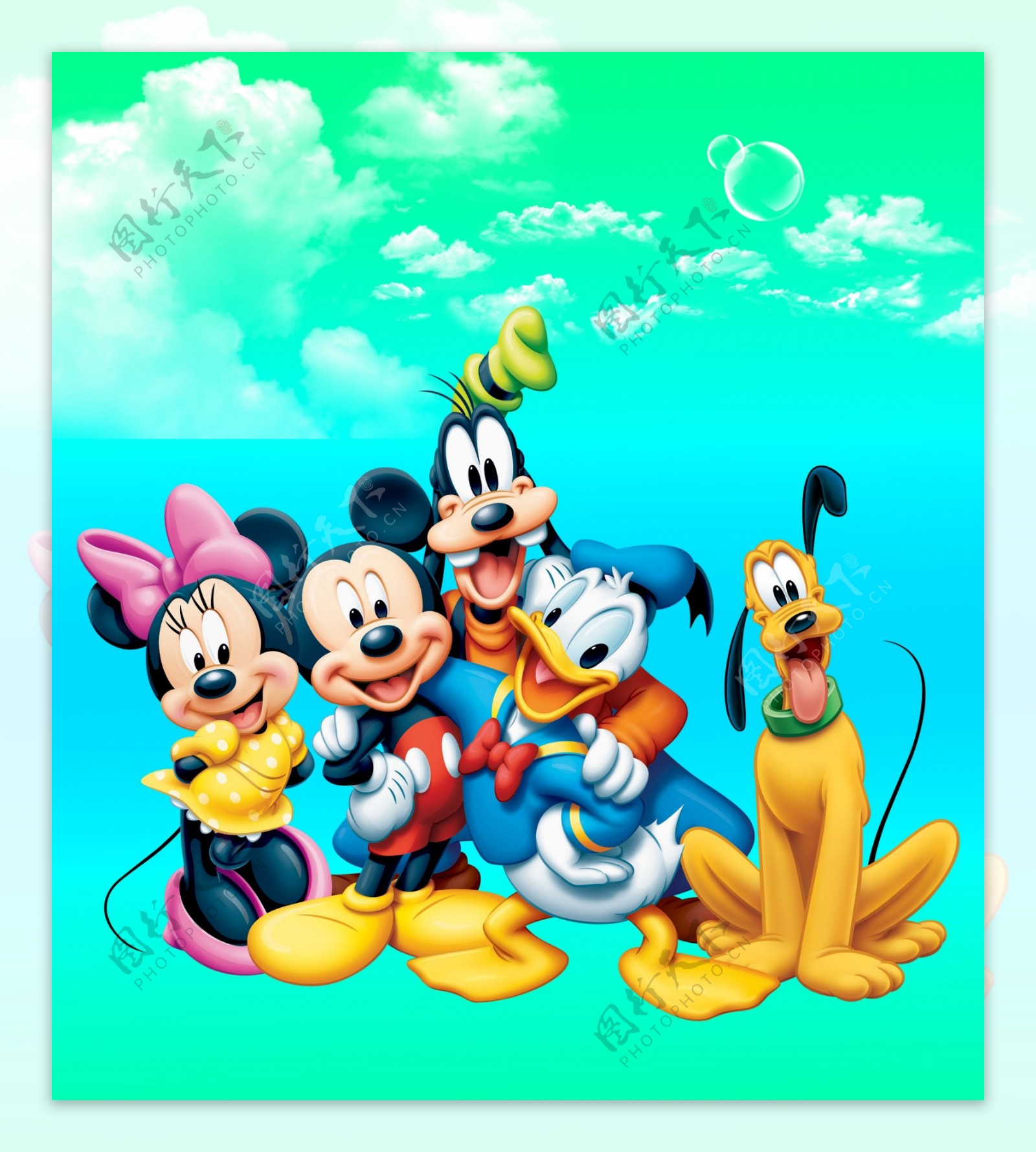 2011DISNEY-迪斯尼儿童娱乐场家族卡通成员米老鼠-唐老鸭图片