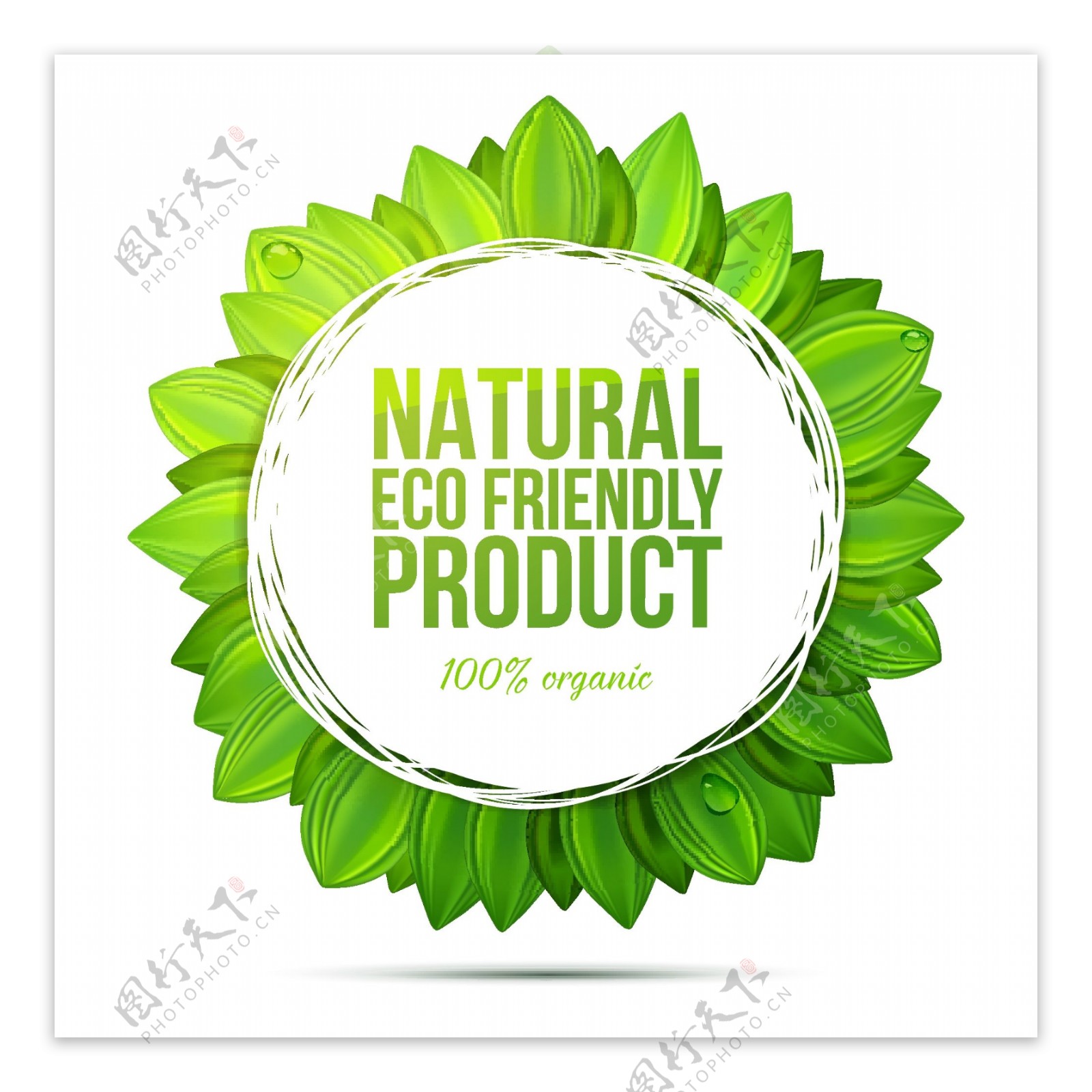 天然环保产品标签