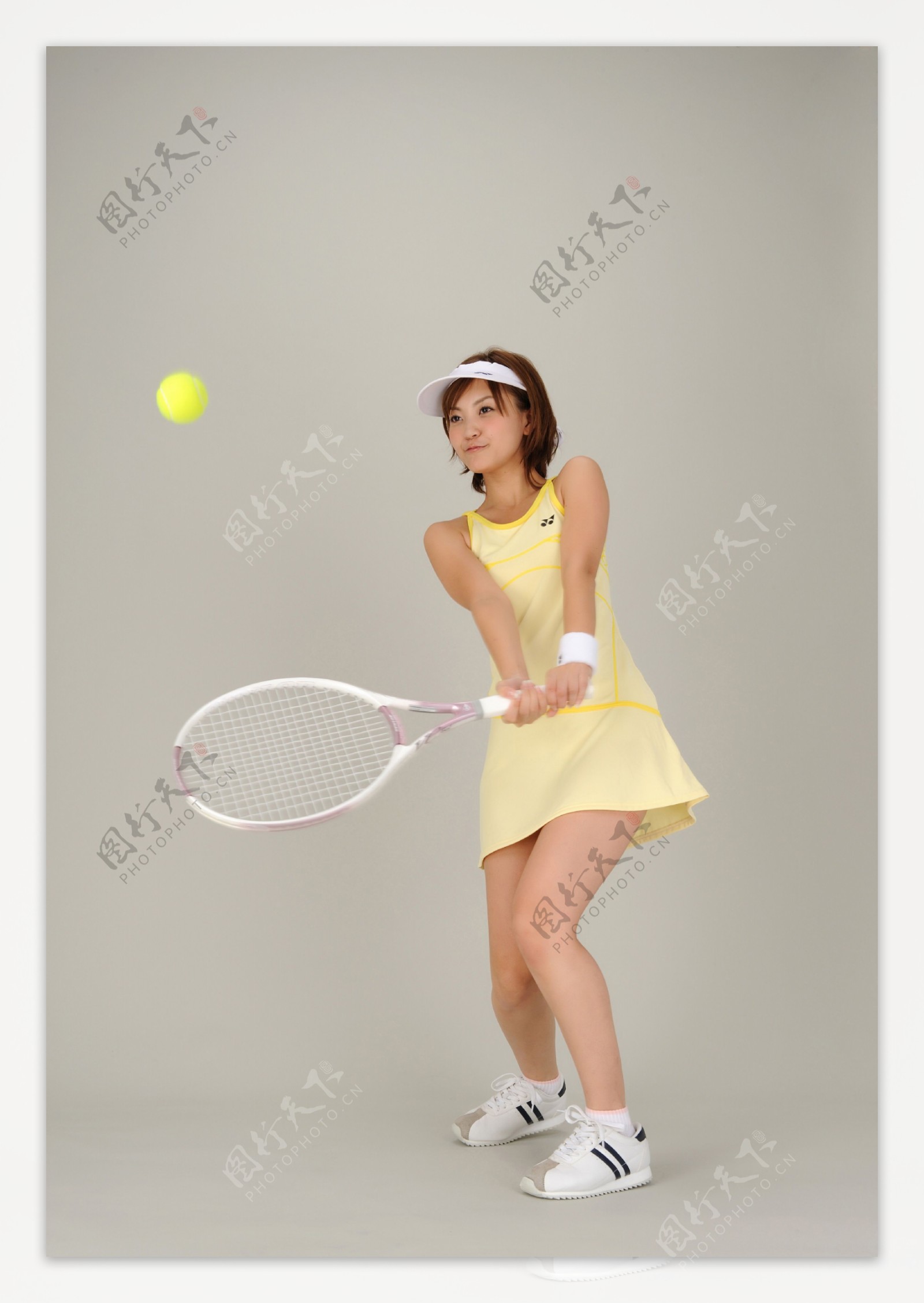 网球美少女图片