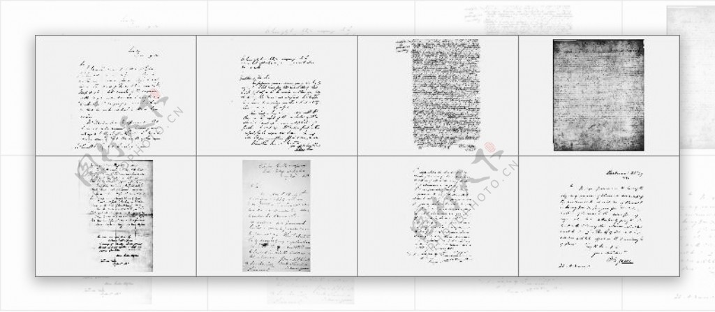 古希腊羊皮纸文章效果笔刷