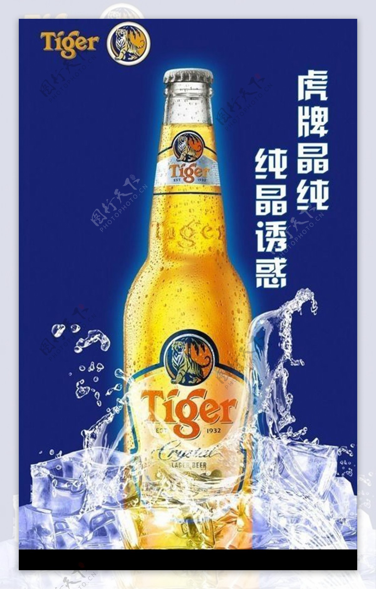 纯啤酒宣传海报