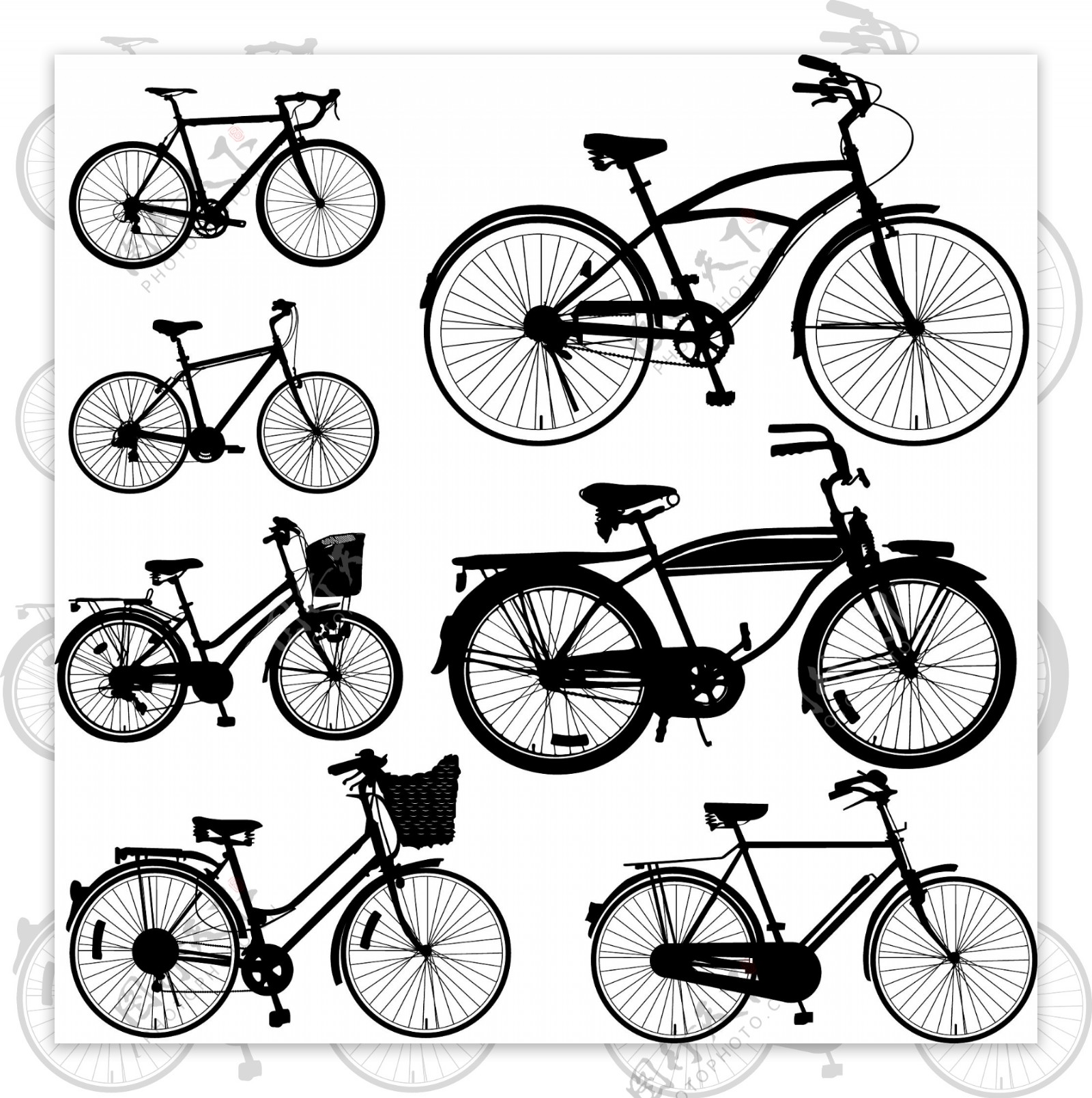 各种款式自行车合集