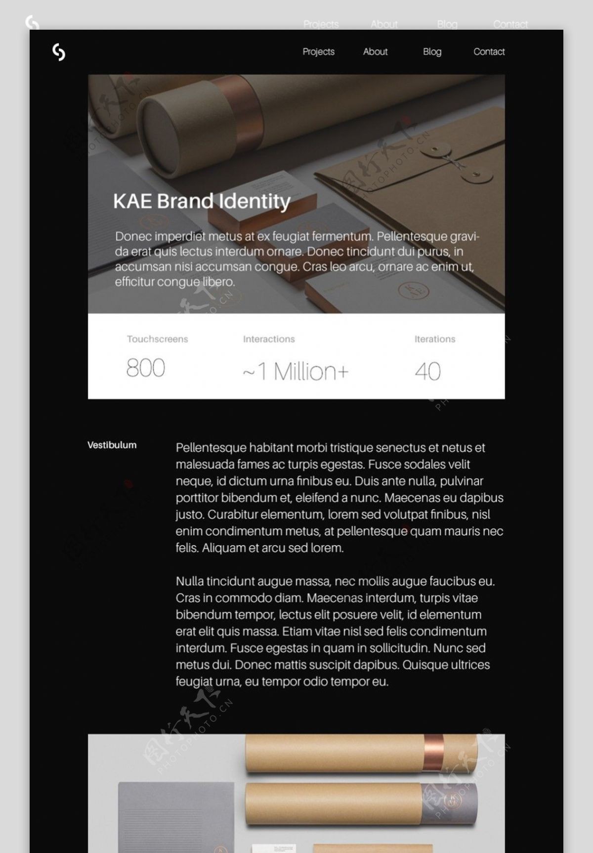 iPad网页界面设计
