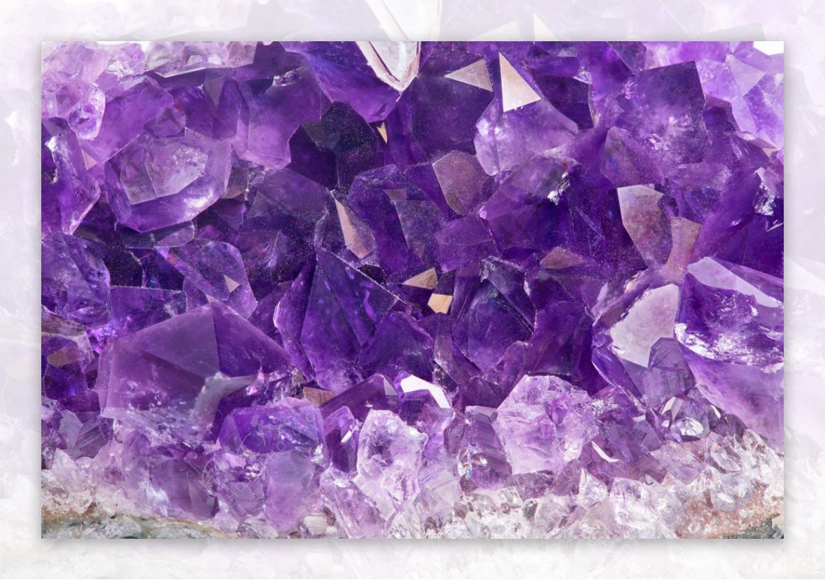 紫色多晶体大理石图片