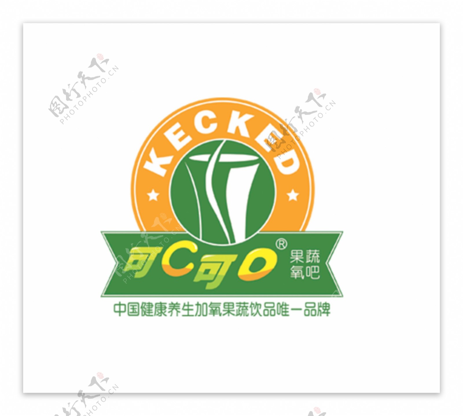 可C可D果蔬氧吧标志logo