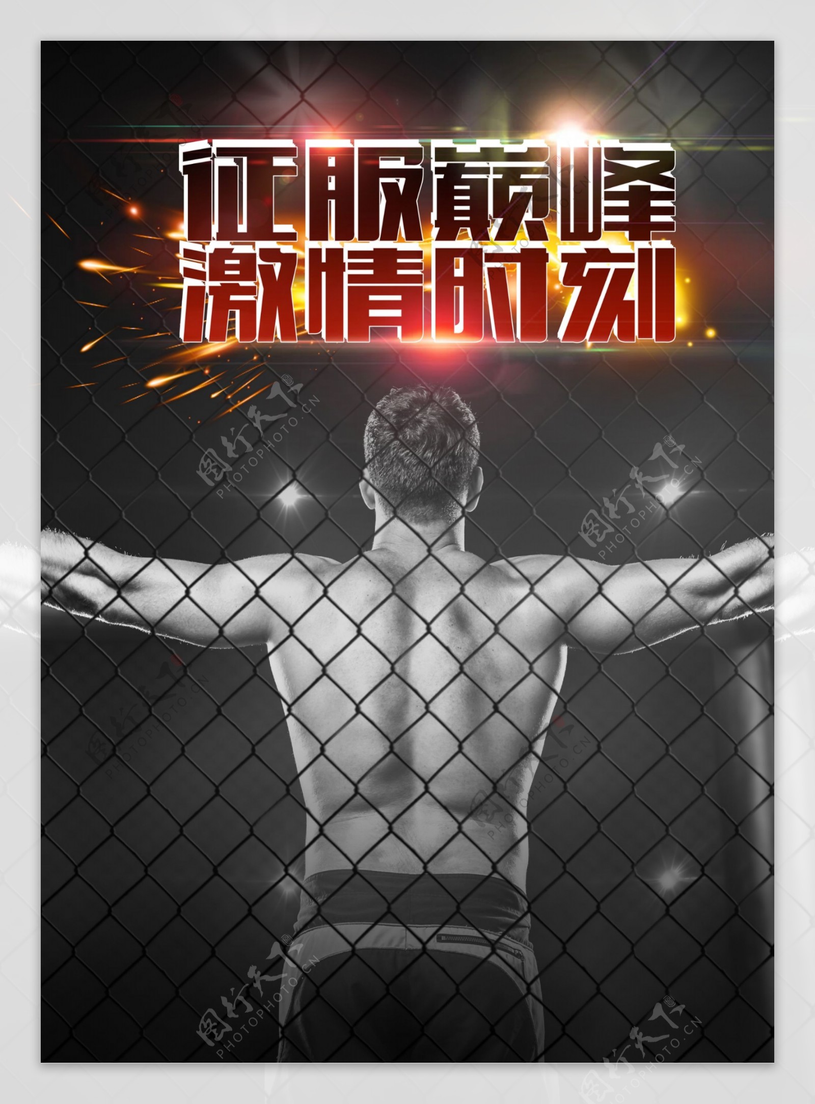 拳击体育品牌海报