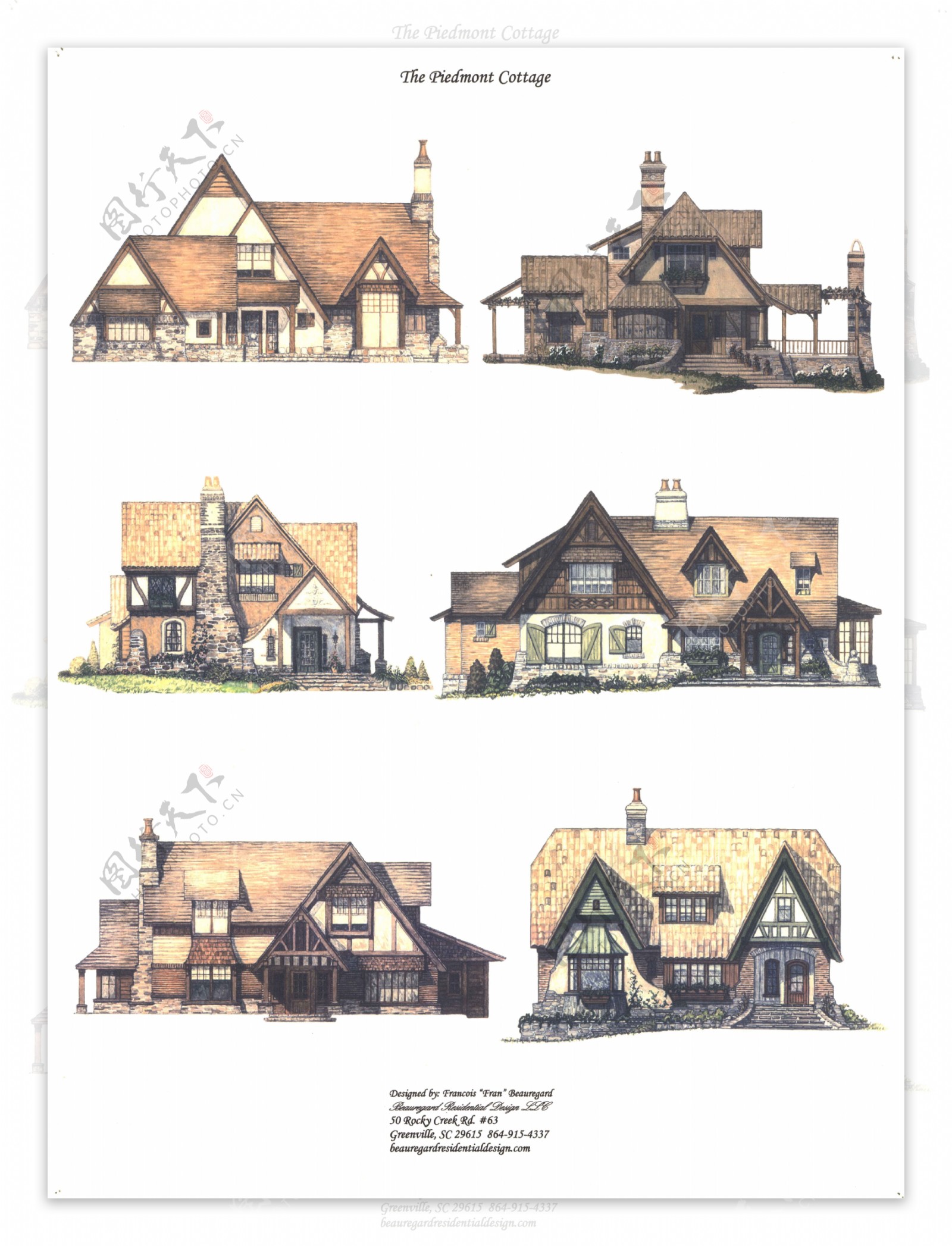 6种欧式建筑效果图