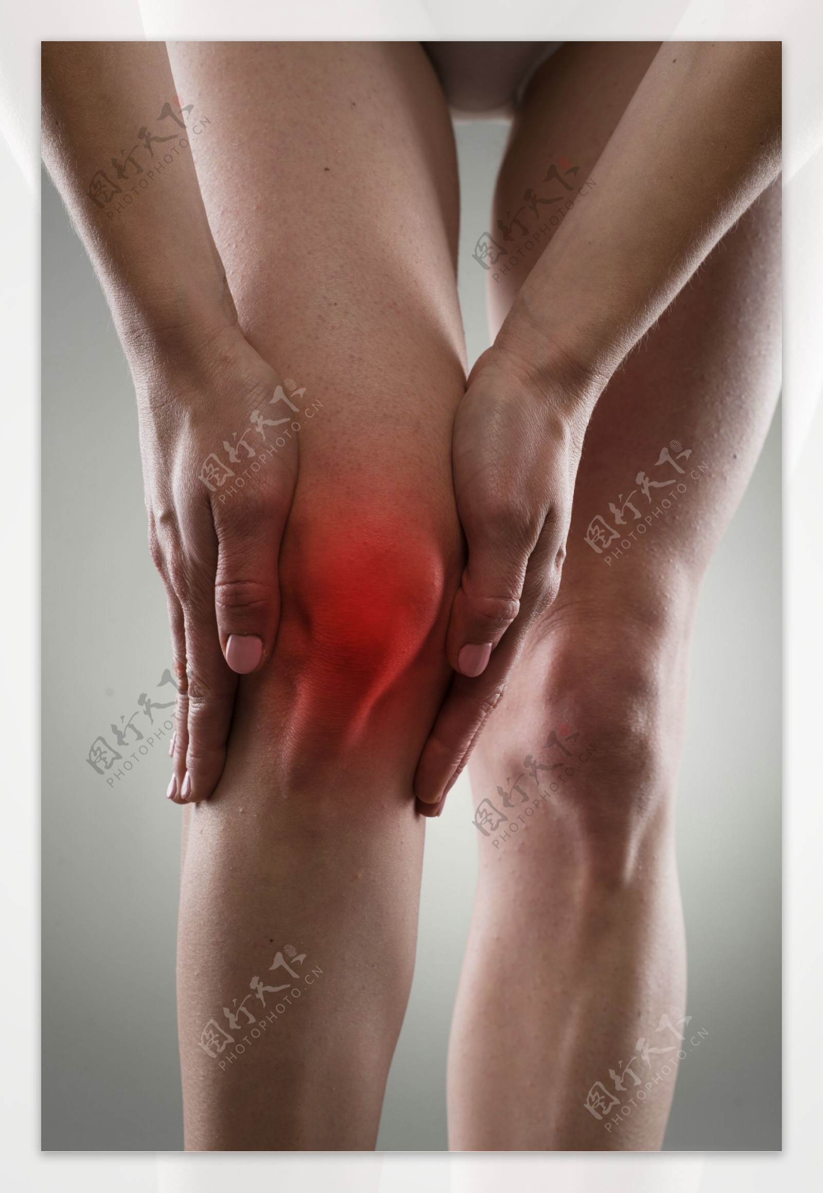 膝关节疼痛图片