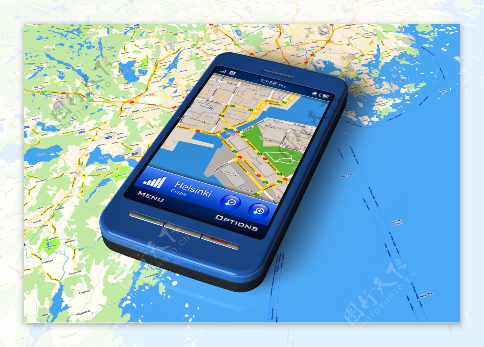 GPS导航手机图片