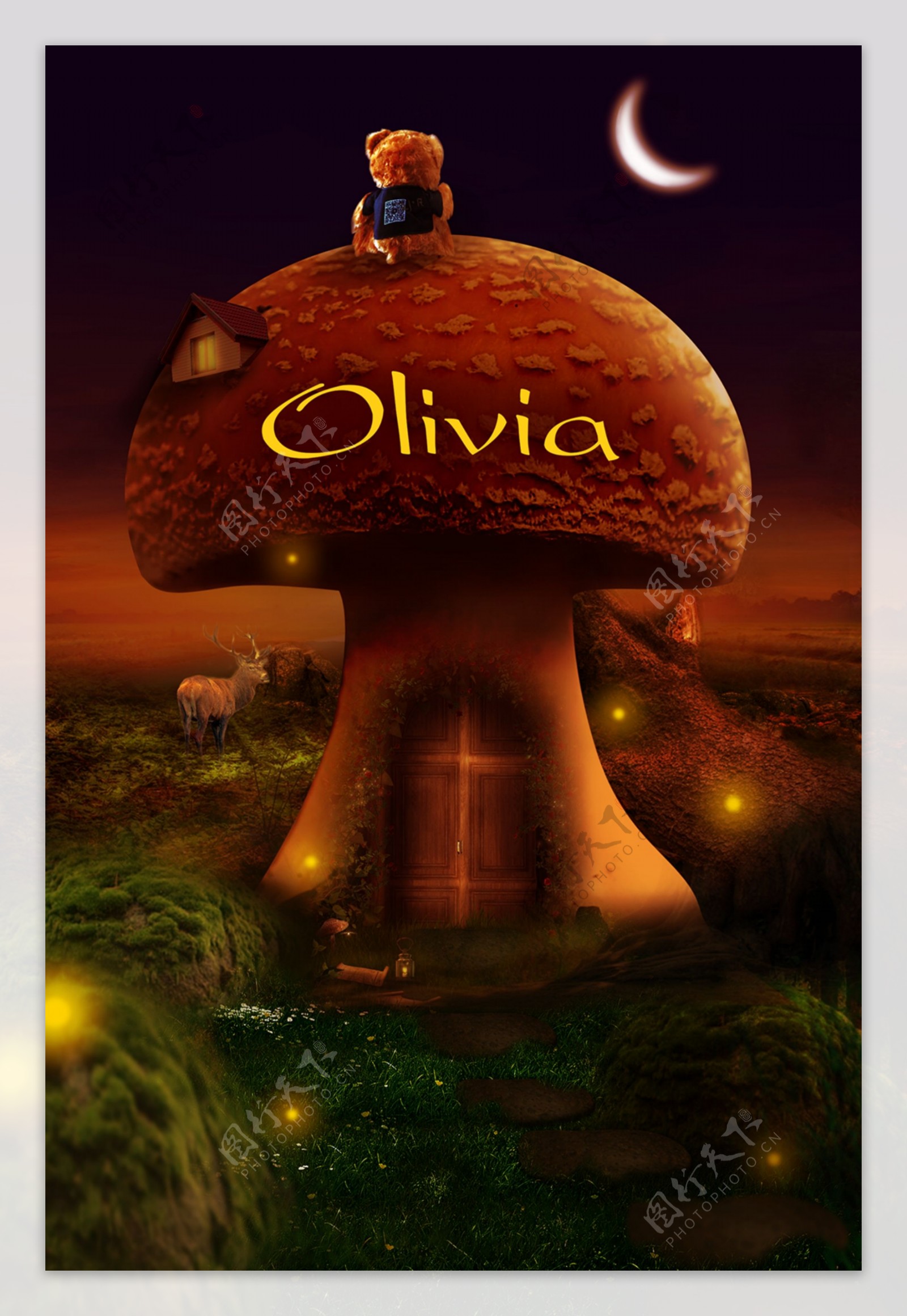 蘑菇小镇海报