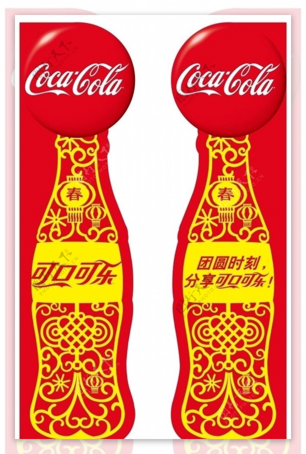 可口可乐春节CNY侧板设计