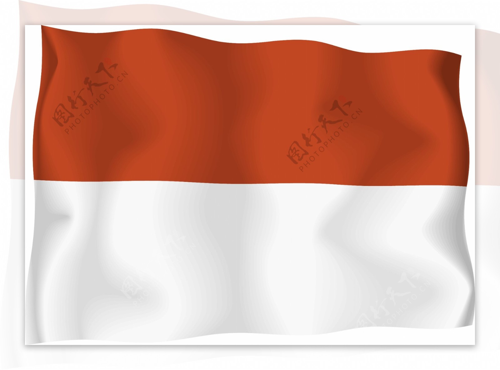 印尼国旗矢量