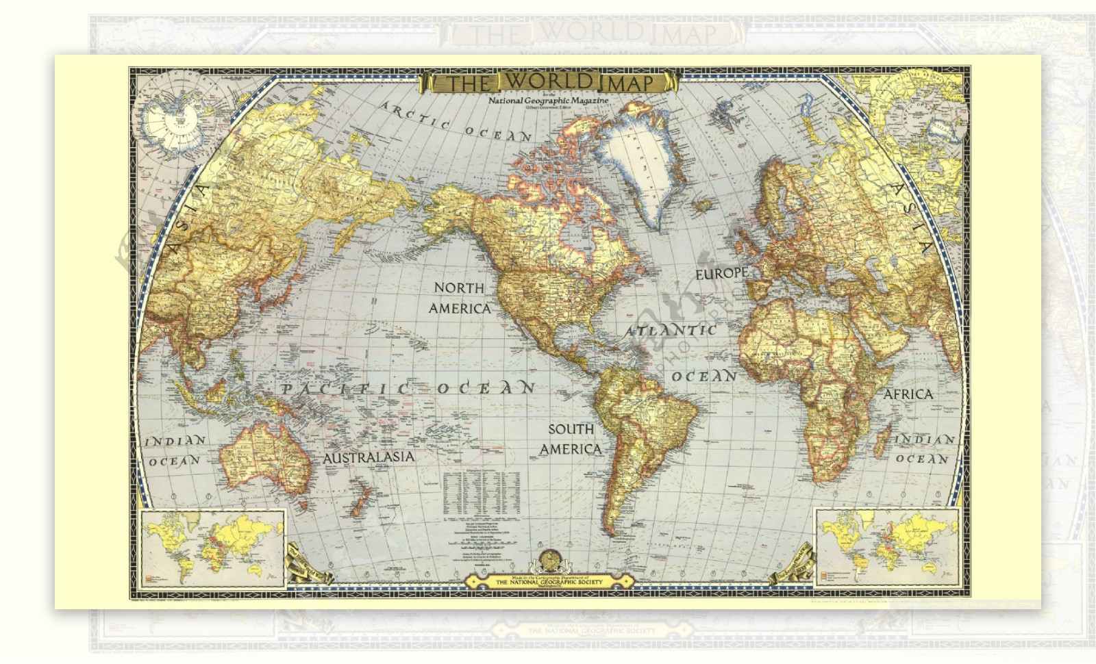 世界地图高清图片