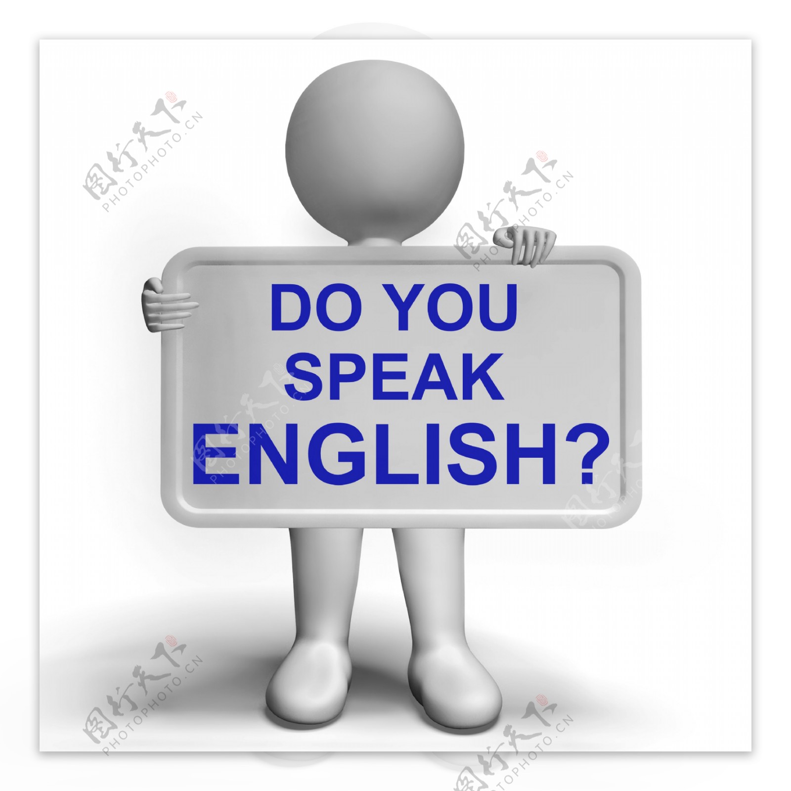 你会说英文的标志语言学习