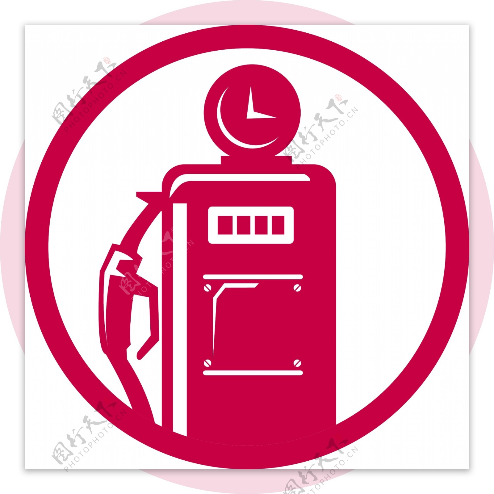 汽油泵的加油站