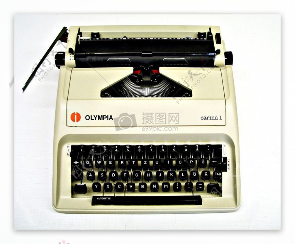 古老旧式的打字机