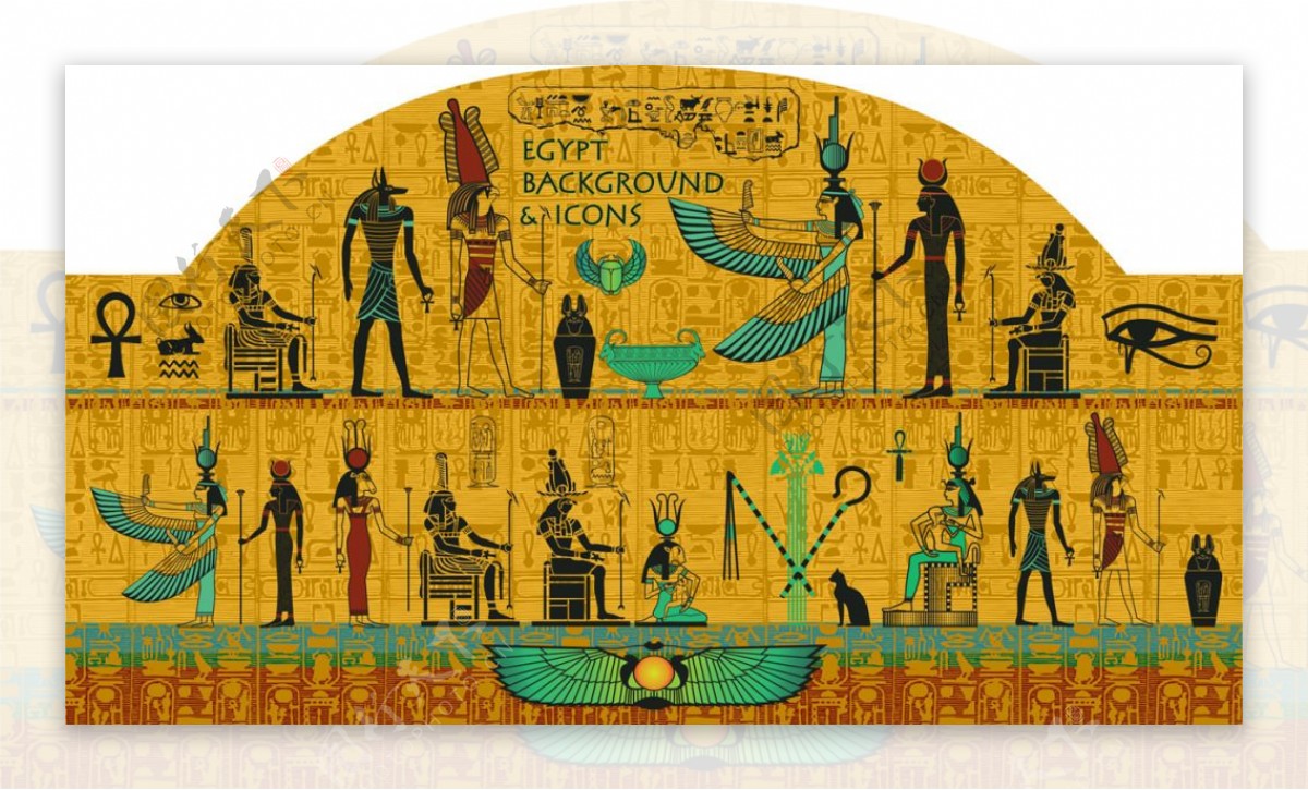 埃及插图设计