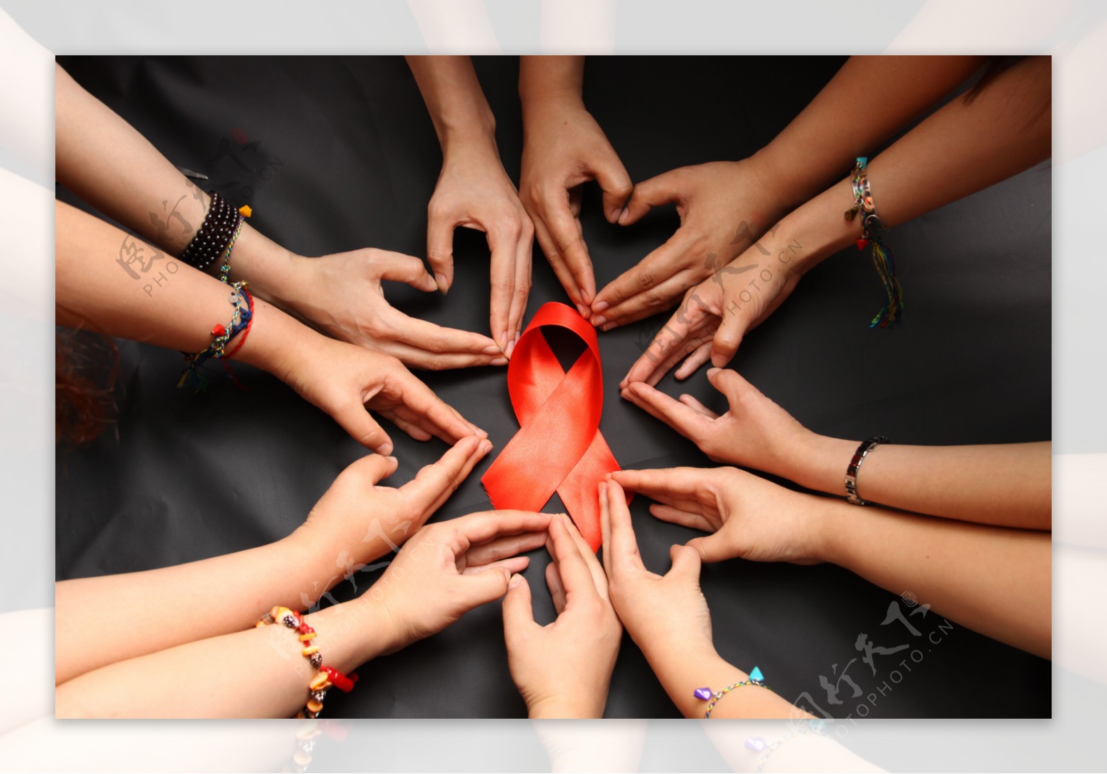 艾滋病公益摄影素材