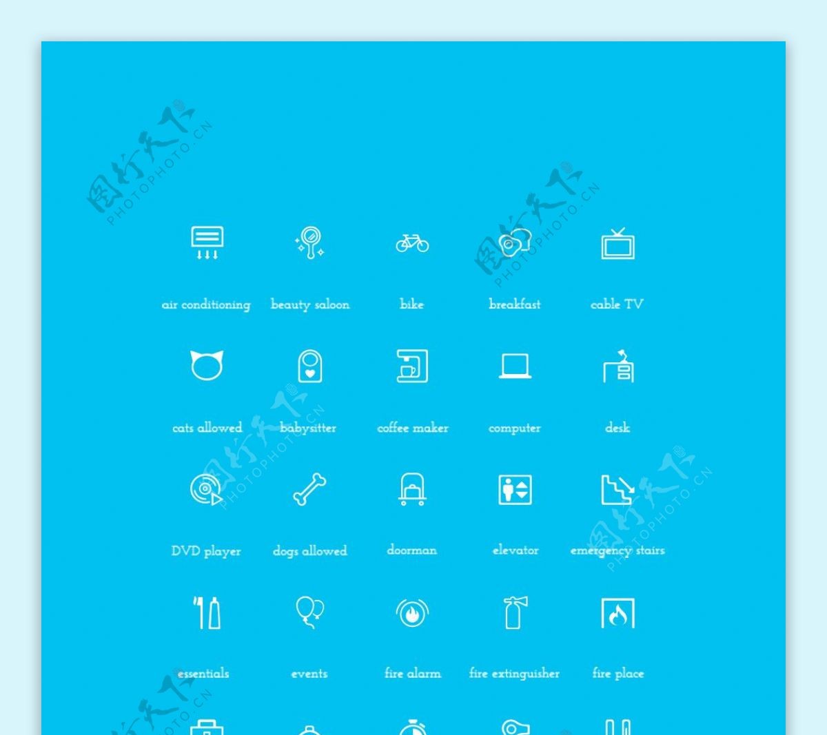 网页UI设施icon图标设计
